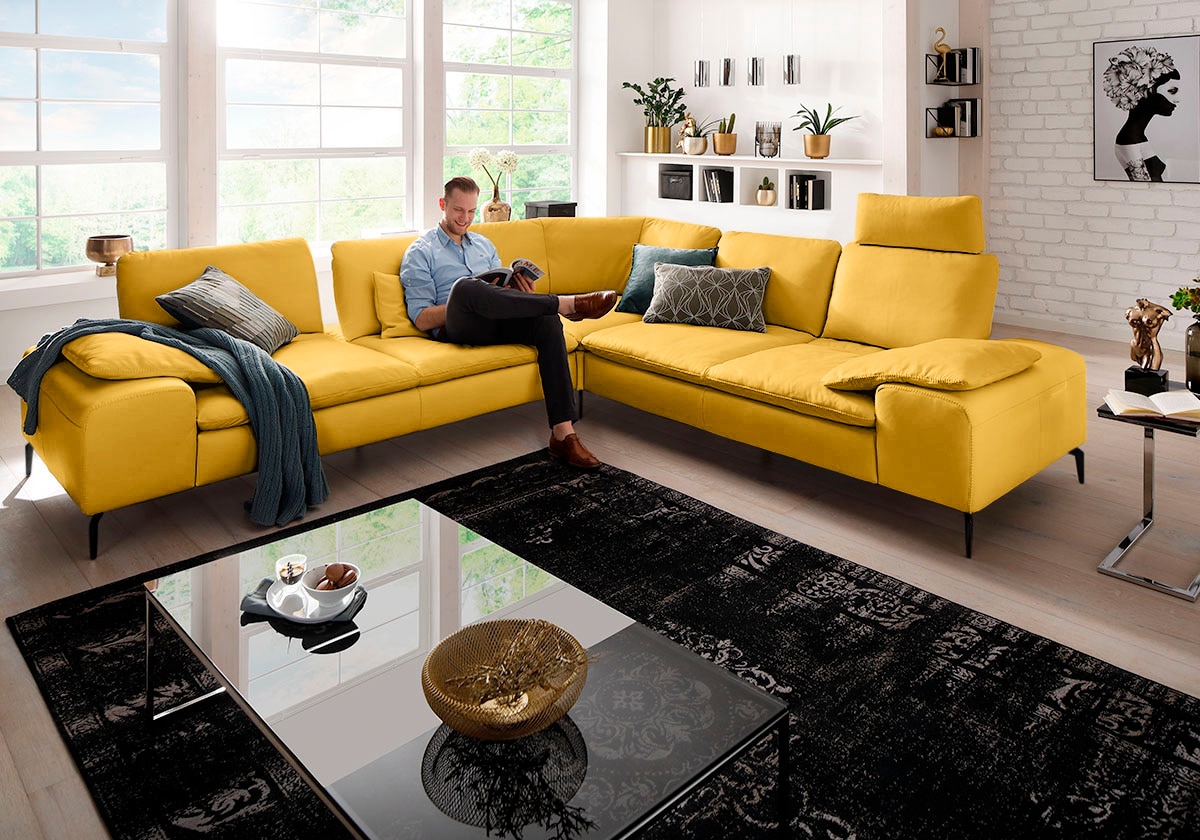 W.SCHILLIG Ecksofa »valentinoo, Designsofa, elegant und bequem, L-Form«, (Set), mit Sitztiefenverstellung, Breite 318 cm