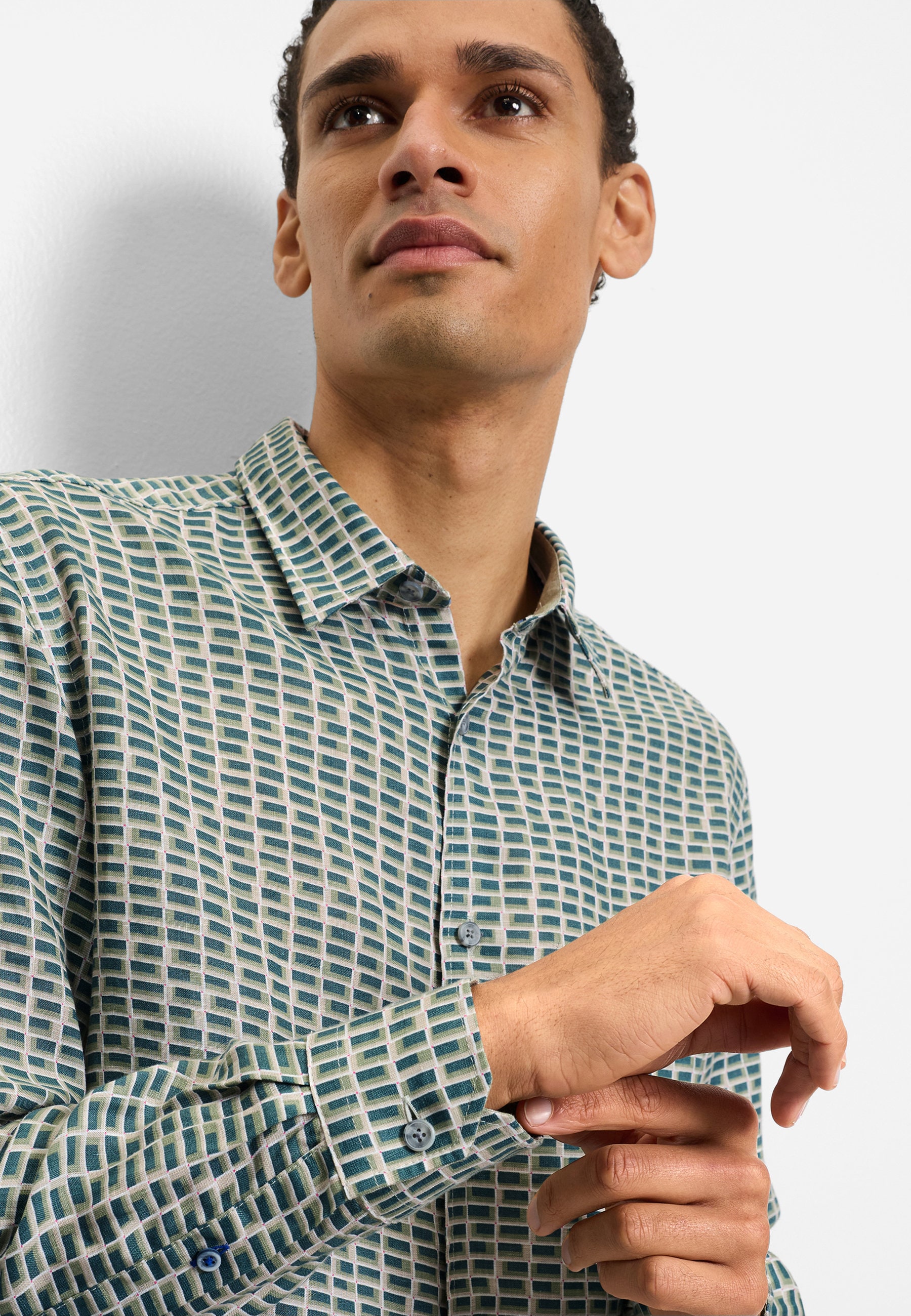 OLYMP Langarmhemd »OLYMP Casual, regular fit, Kent«