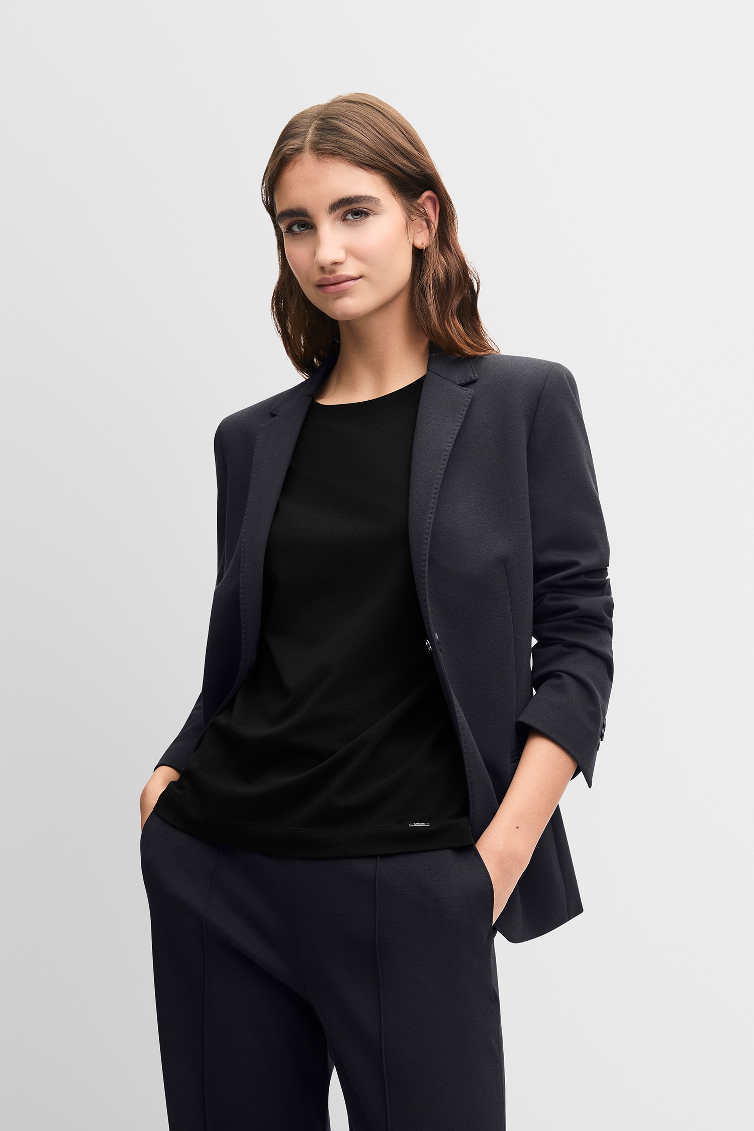 Cinque Jackenblazer »CILEO« Regular Fit, 1-Knopf-Form, elastischer Materialmix