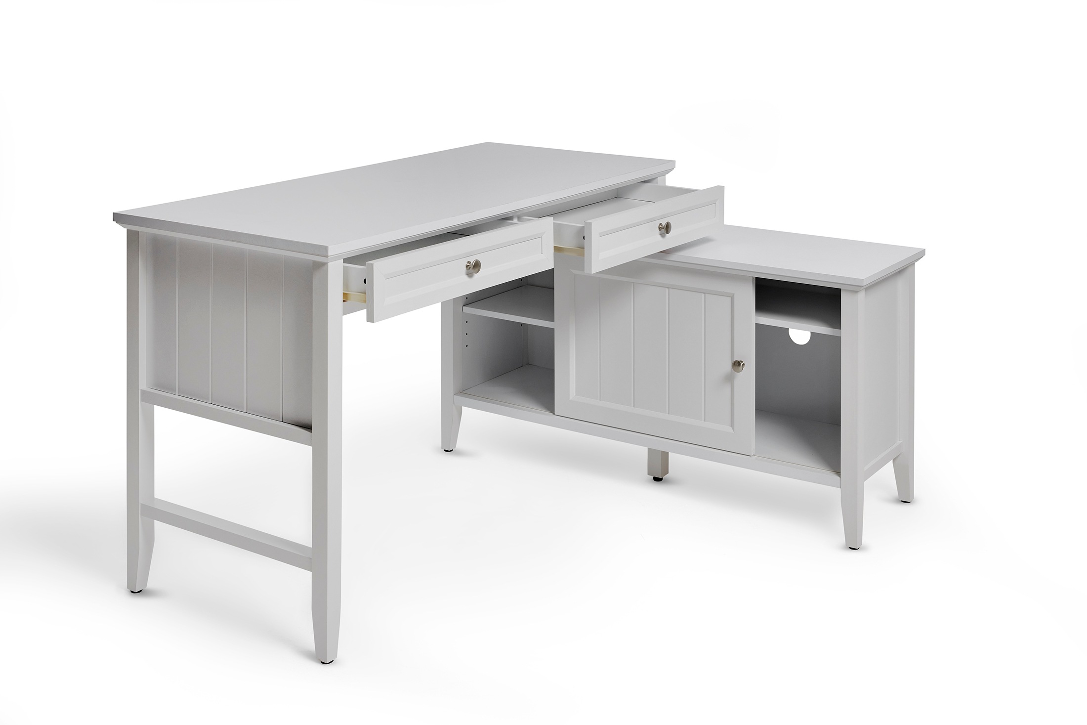 Jahnke Eckschreibtisch »CLASSIC C 145 E«, wechselseitig montierbar, mit Sch günstig online kaufen