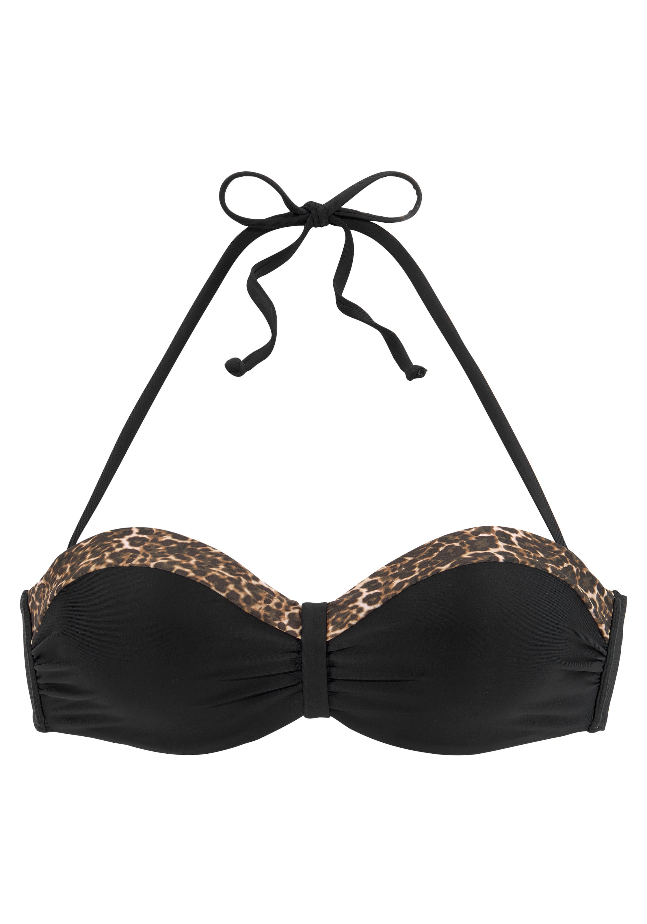 LASCANA Bügel-Bandeau-Bikini-Top »Adele«, mit trendigen Details