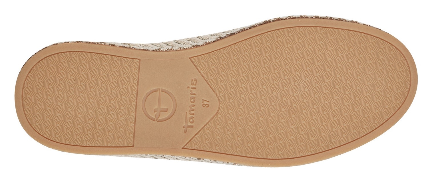 Tamaris Plateausneaker, Freizeitschuh, Halbschuh, Schnürschuh mit Textilkordel am Plateau