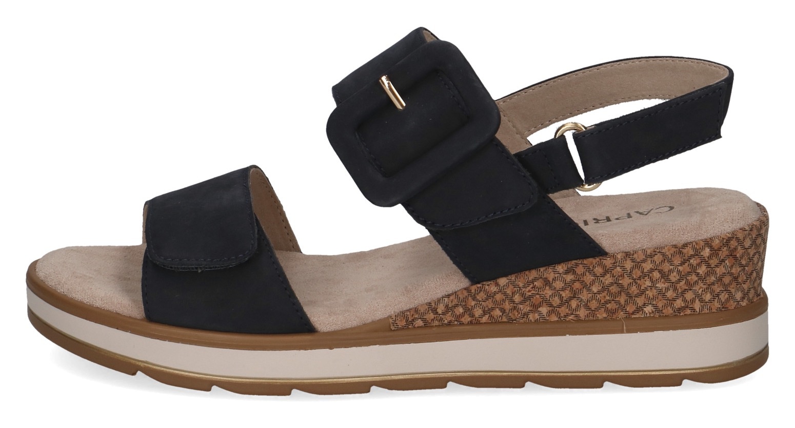 Caprice Keilsandalette  , Sommerschuh, Riemchensandale in bequemer Weite
