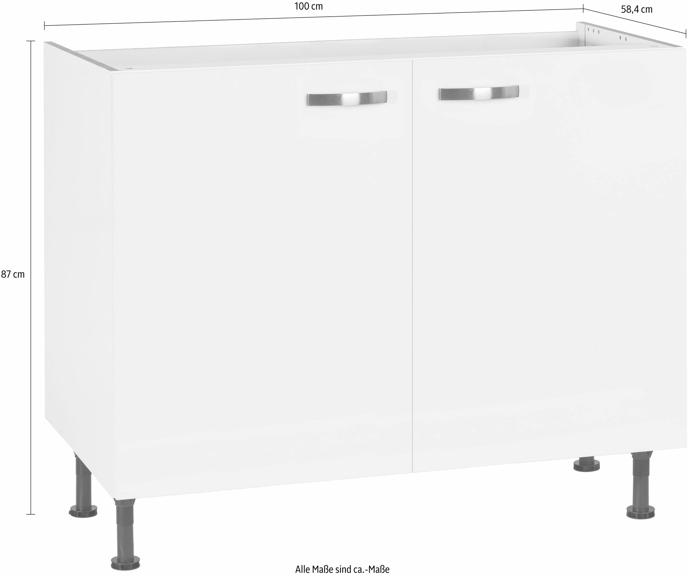 OPTIFIT Spülenschrank »Cara«, Breite 100 cm