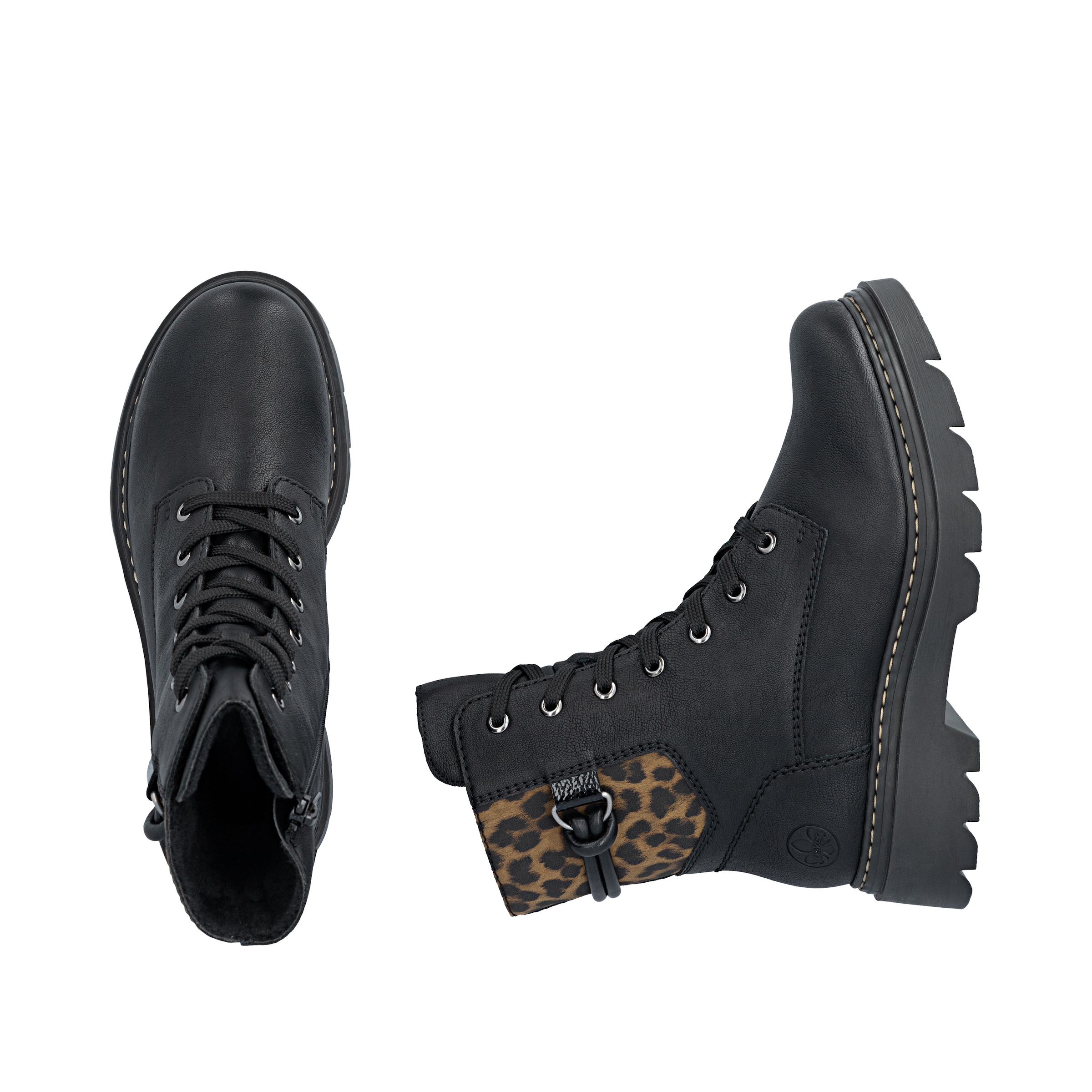 Rieker Schnürboots  Schnürstiefelette, Winterboots mit Warmfutter