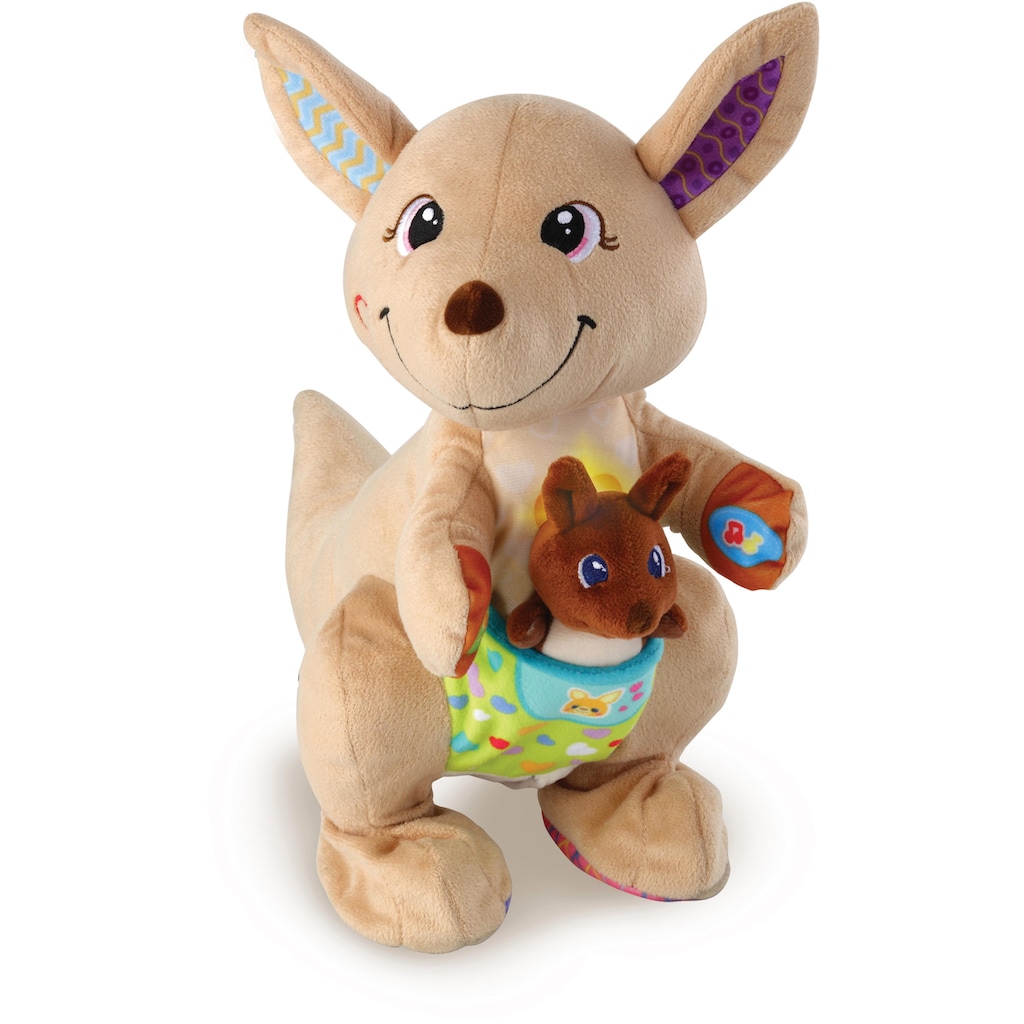 Vtech® Kuscheltier »VTechBaby, Hüpf-mit-mir-Känguru«, (2 St.)