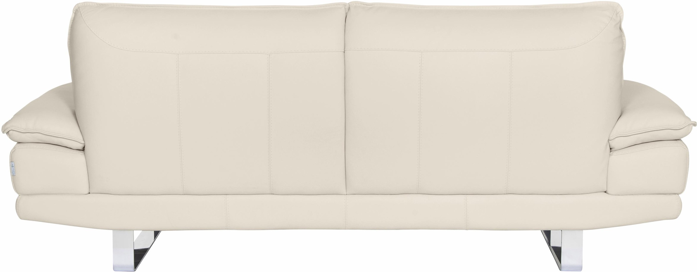 CALIA ITALIA 3-Sitzer »Dave, Sitzkomfort der Extraklasse, tolle Details«, Designsofa auf Kufenfuß, in zwei Lederqualitäten