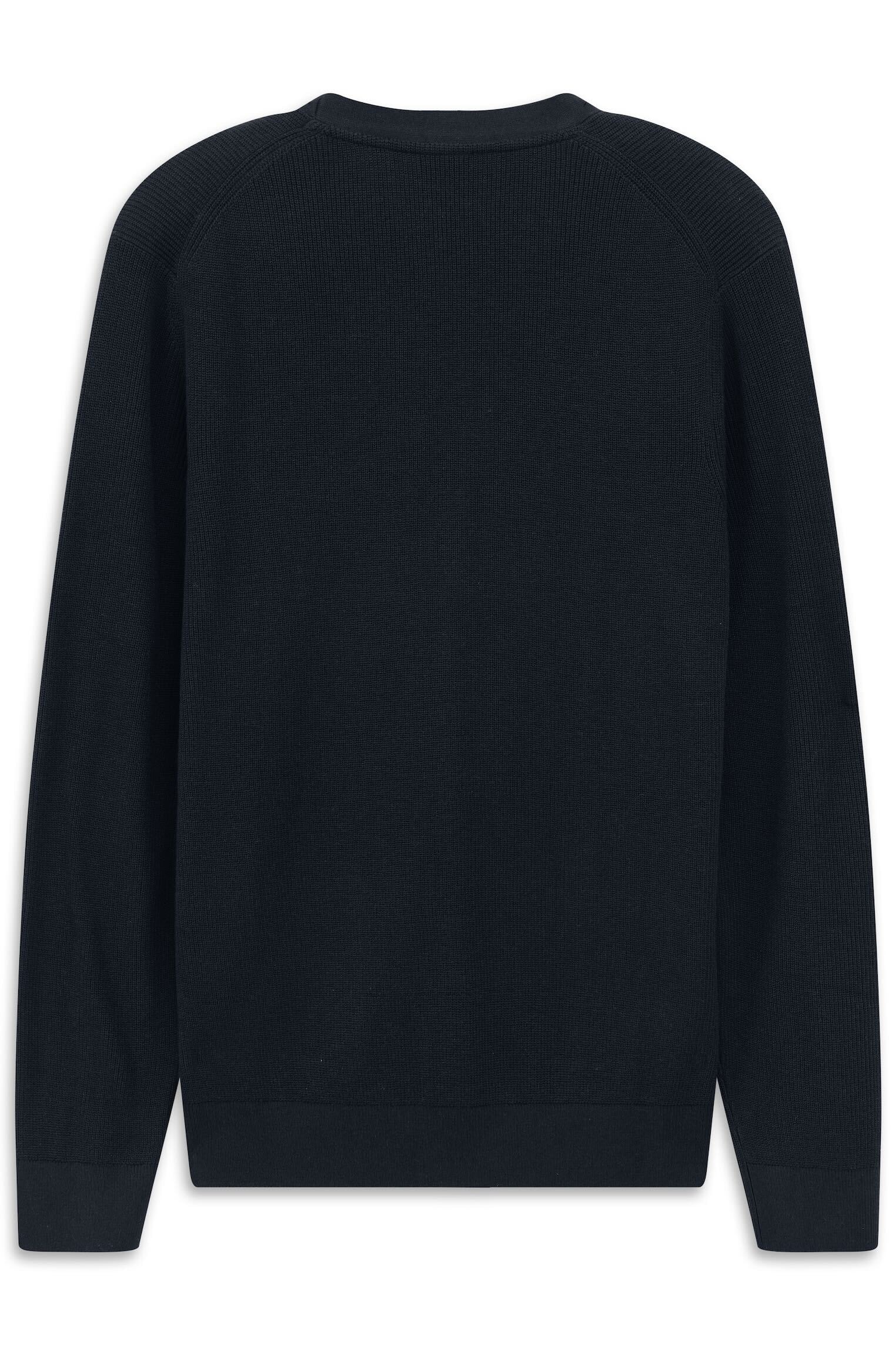 bugatti Cardigan »Regular Fit« mit einer Ribstruktur