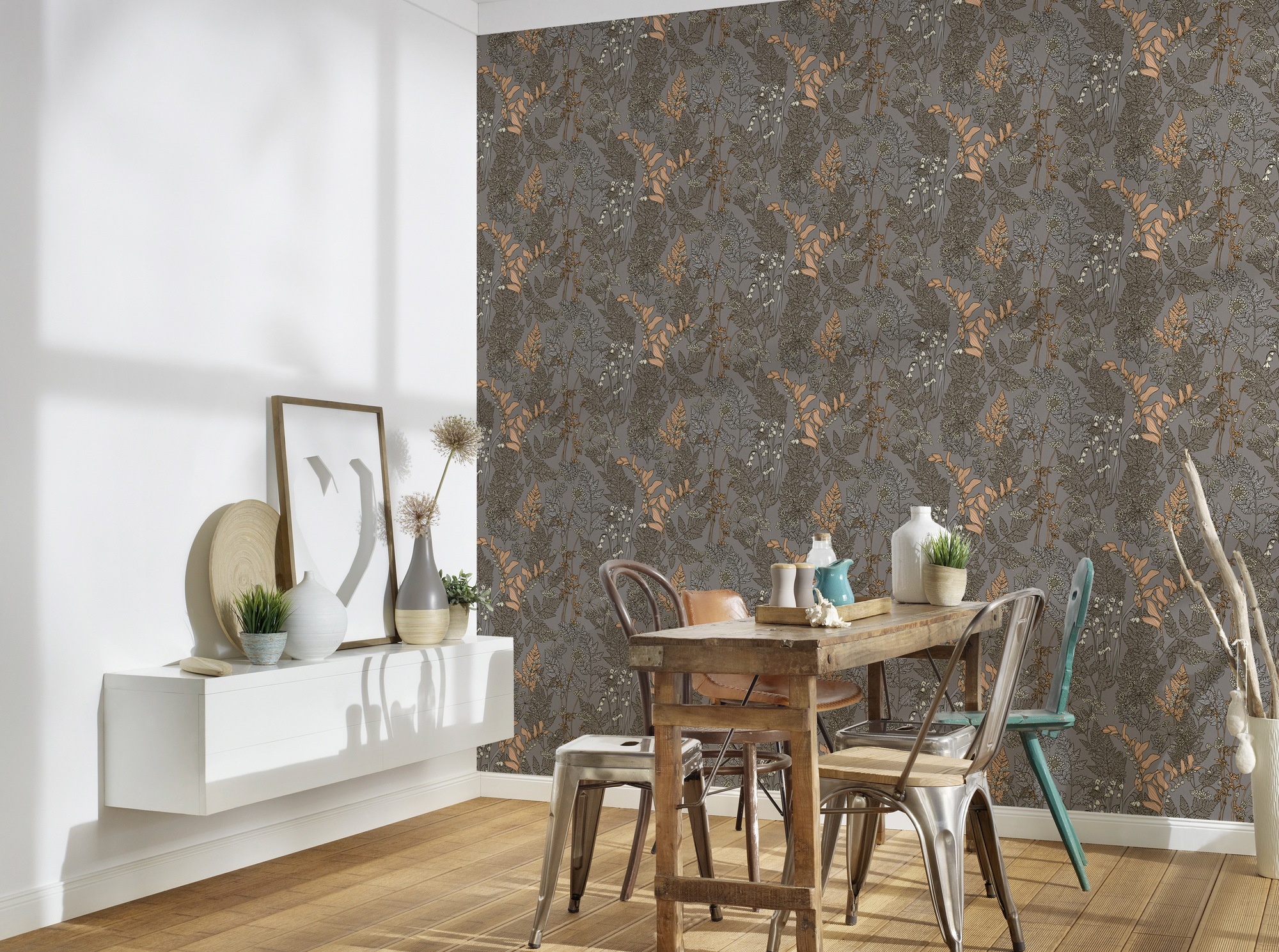 Architects Paper Vliestapete »Floral Impression«, floral-botanisch-Wald, Tapete Blumen Tapeten Wohnzimmer Schlafzimmer Küche modern Design Büro