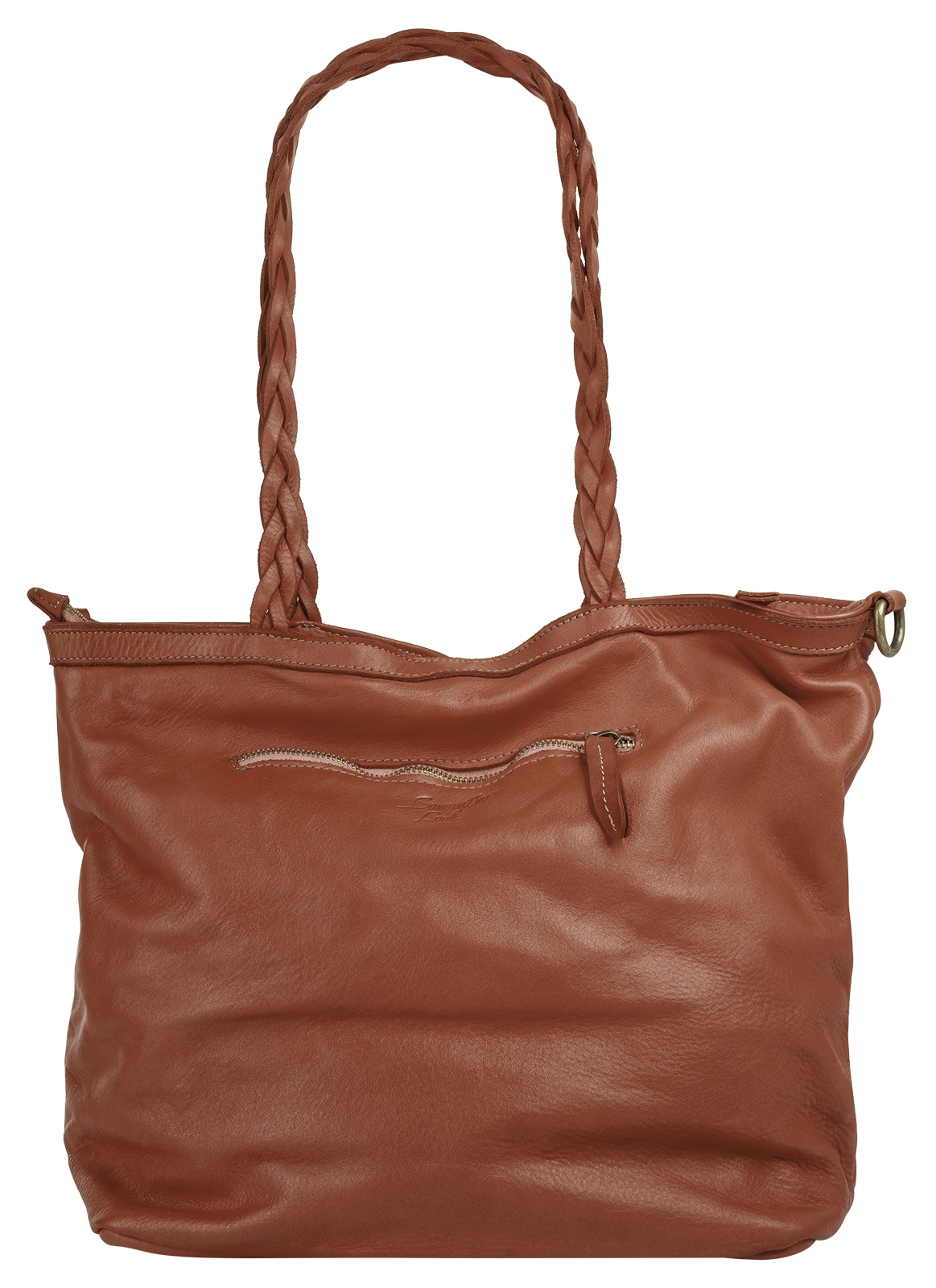 Samantha Look Shopper echt Leder, Made in Italy