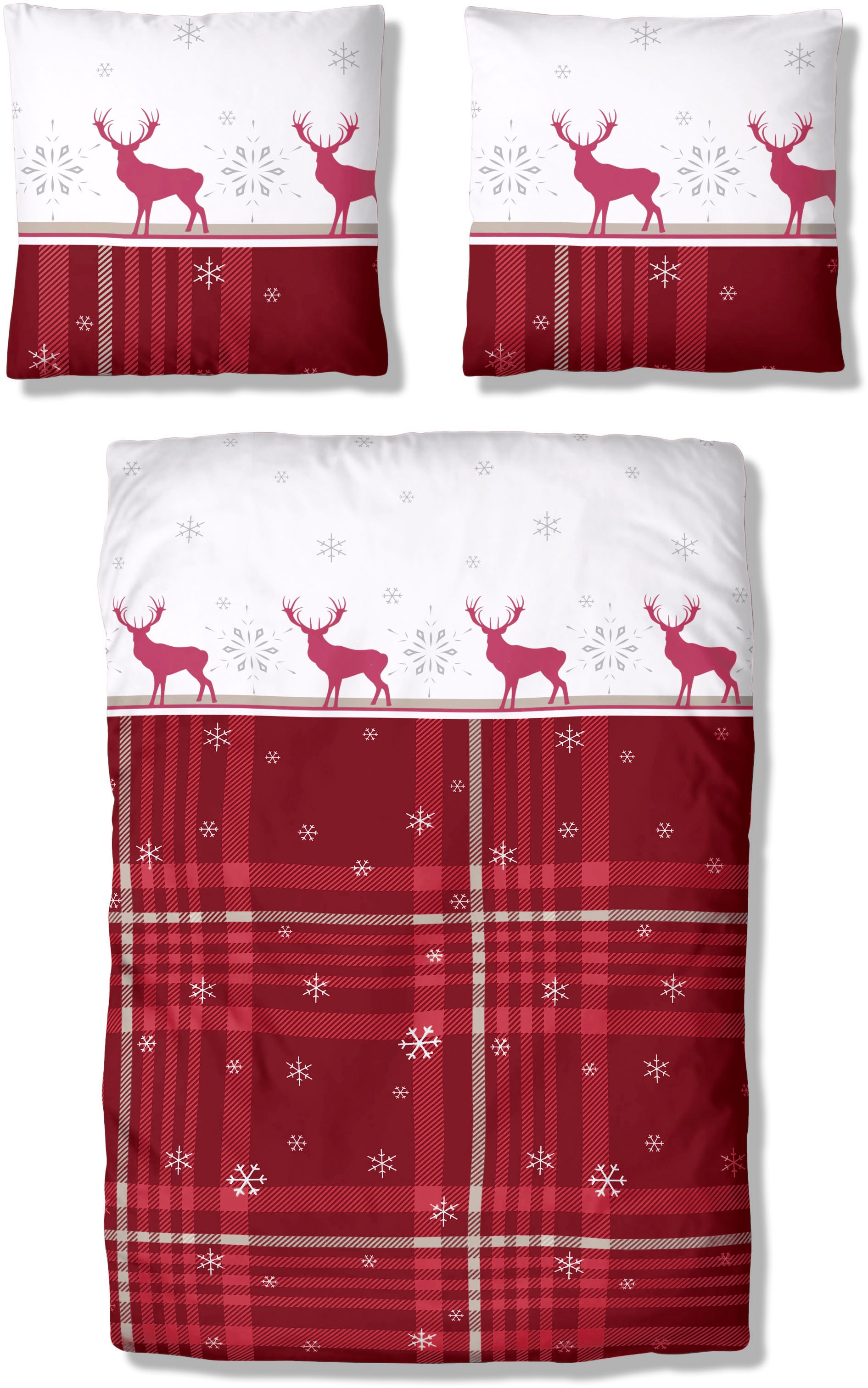 my home Bettwäsche »Wenda«, in Qualitäten PolyCotton (kühlend) + Biber (wär günstig online kaufen