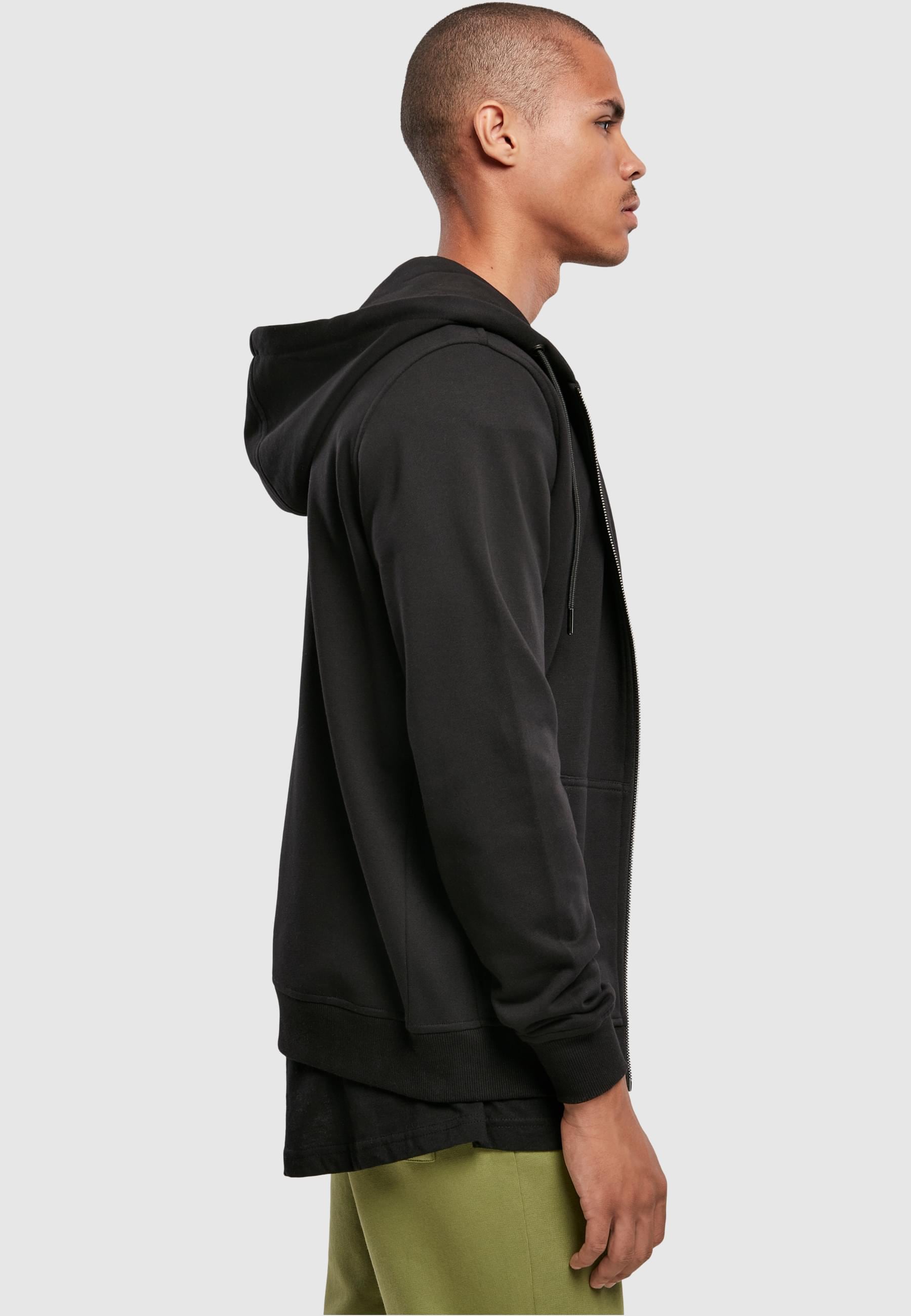 URBAN CLASSICS Sweatjacke »Urban Classics Herren Basic Terry Zip Hoody«, 1 Stk.
