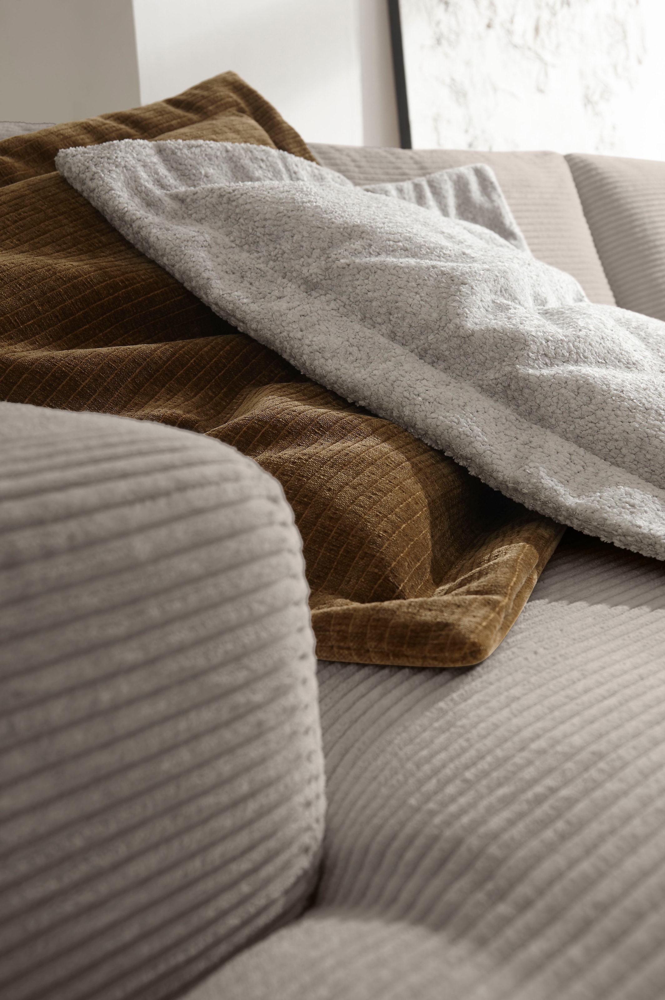 Musterring Loungesofa »Lucia«, Cord-Bezug, Breite 292 cm
