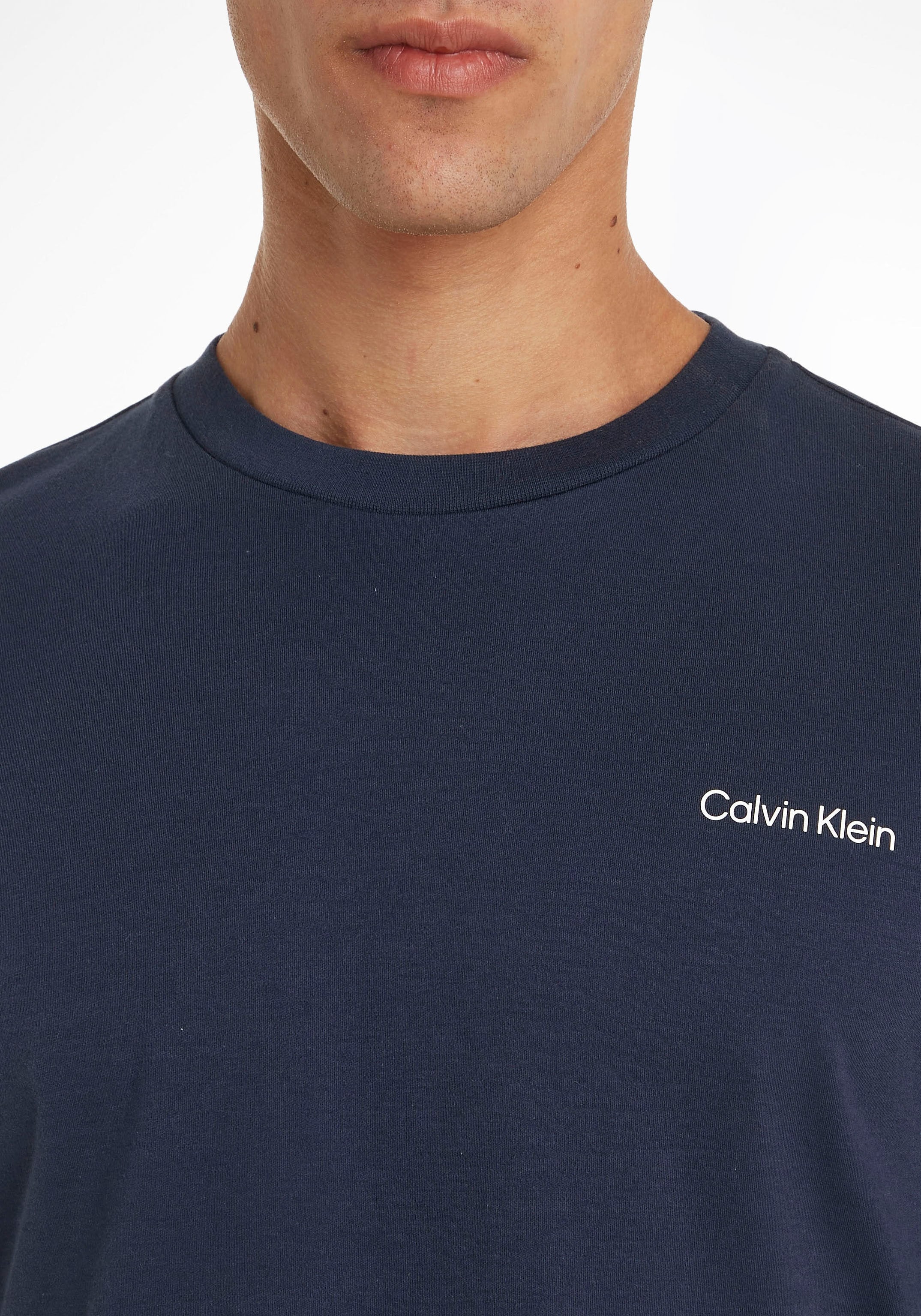 »Micro Klein Logo«, aus dickem T-Shirt Calvin online Winterjersey bestellen