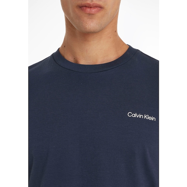 Calvin Klein T-Shirt »Micro Logo«, aus dickem Winterjersey online bestellen