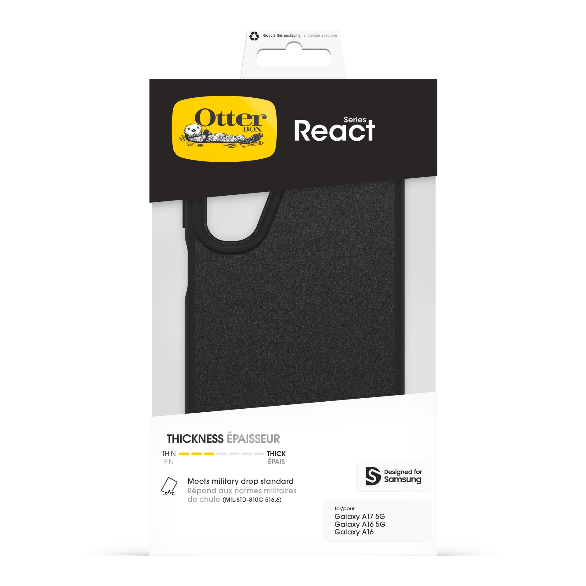 Otterbox Handyhülle »React Series Case für Samsung Galaxy A17 5G/A16/A16 5G«, Samsung Galaxy A17 5G-Samsung Galaxy A16/A16 5G, Backcover, Schutzhülle, Handyschutzhülle, Case, Schutzcase, stoßfest
