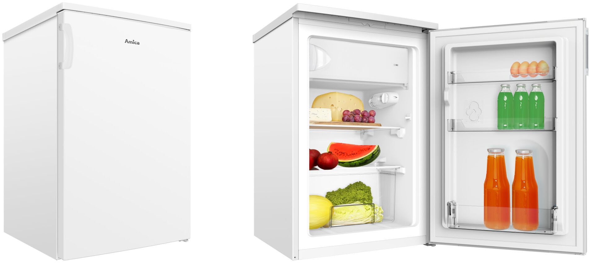 Amica Kühlschrank »KS 361 300 W«