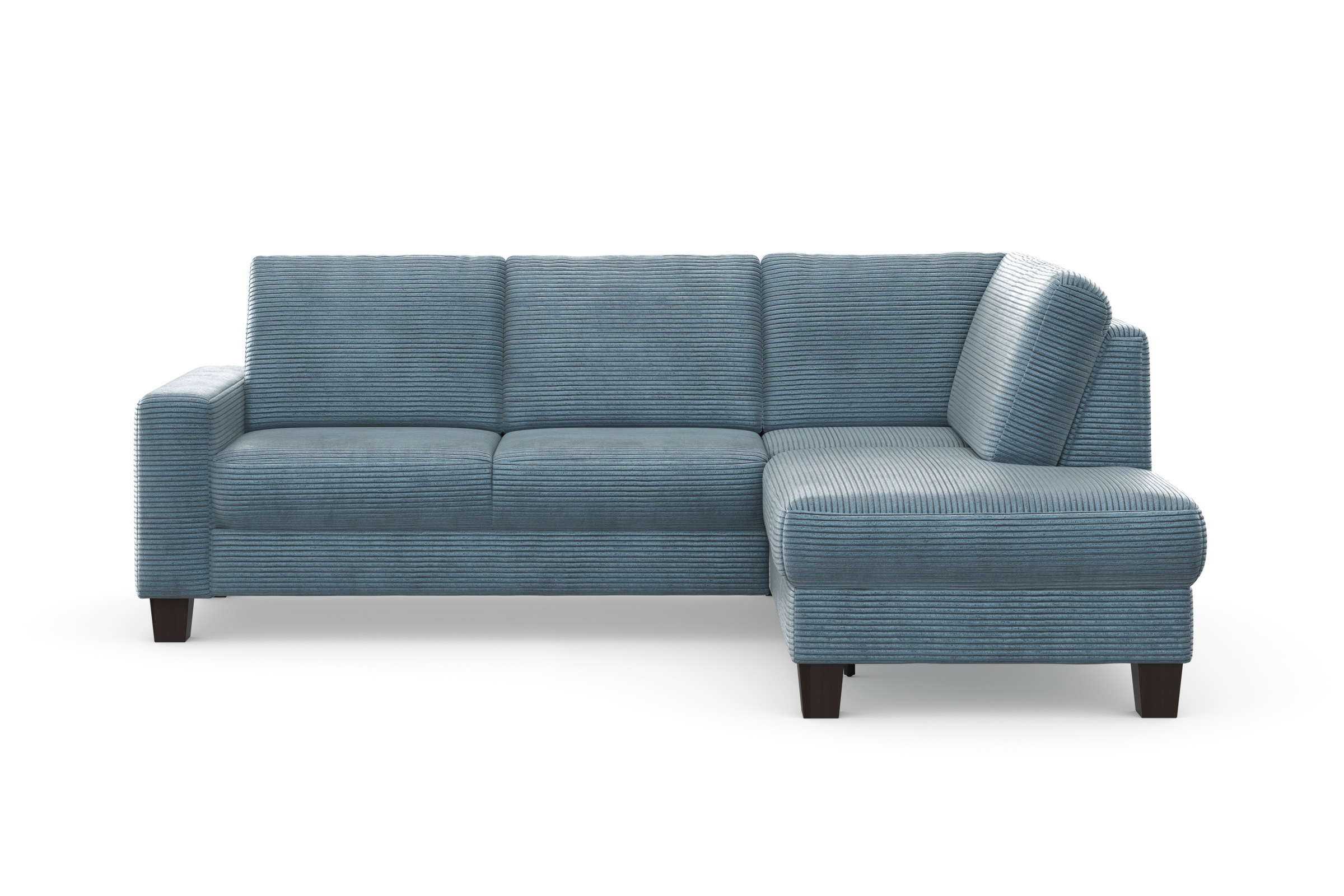 Home affaire Ecksofa »Summer L-Form«, mit Ottomane, mit oder ohne Bettfunktion und Bettkasten, Cord-Bezug