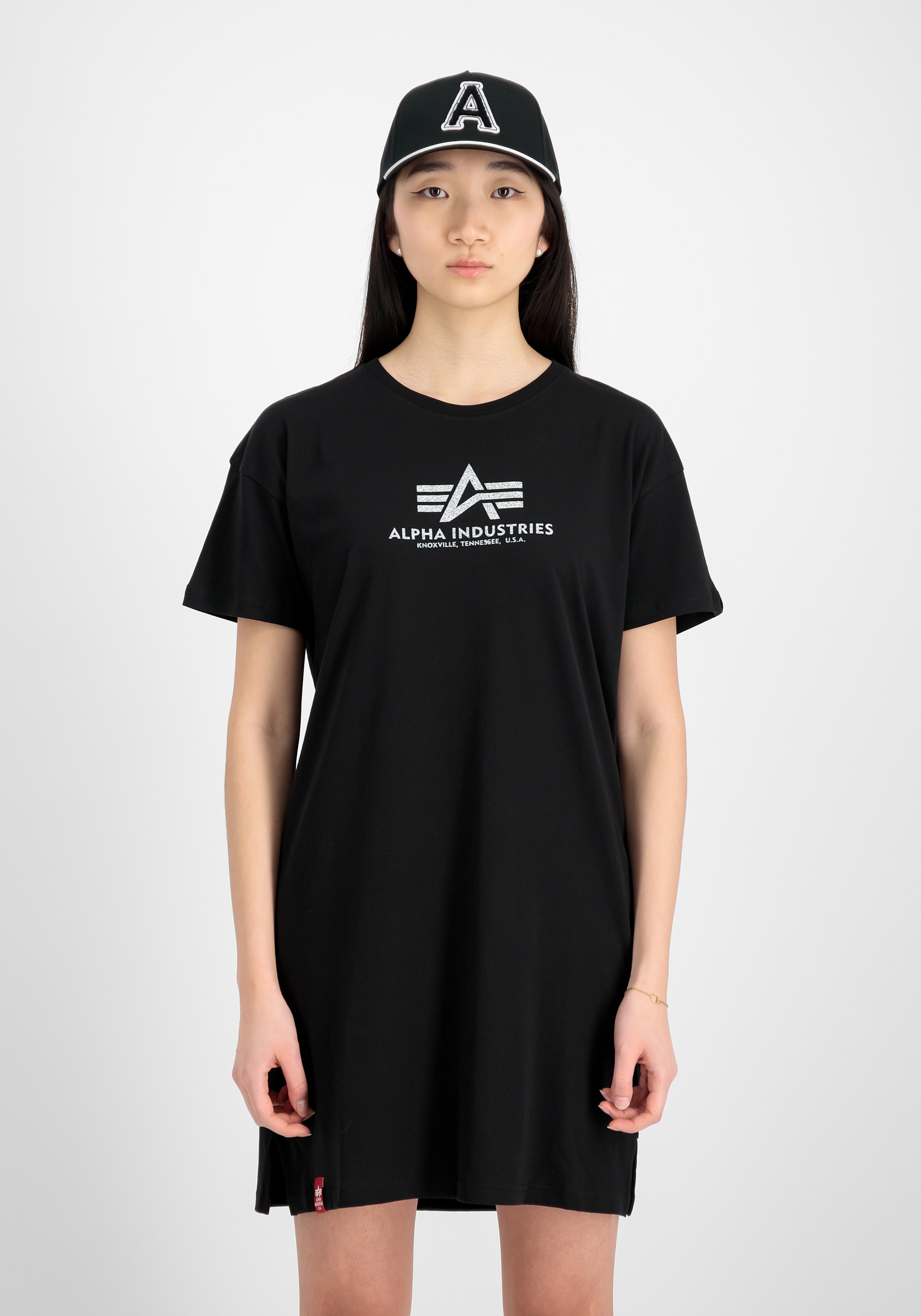 Alpha Industries T Shirt Alpha Industries Women T Shirts Basic T Long Glitter Women bestellen Quelle
