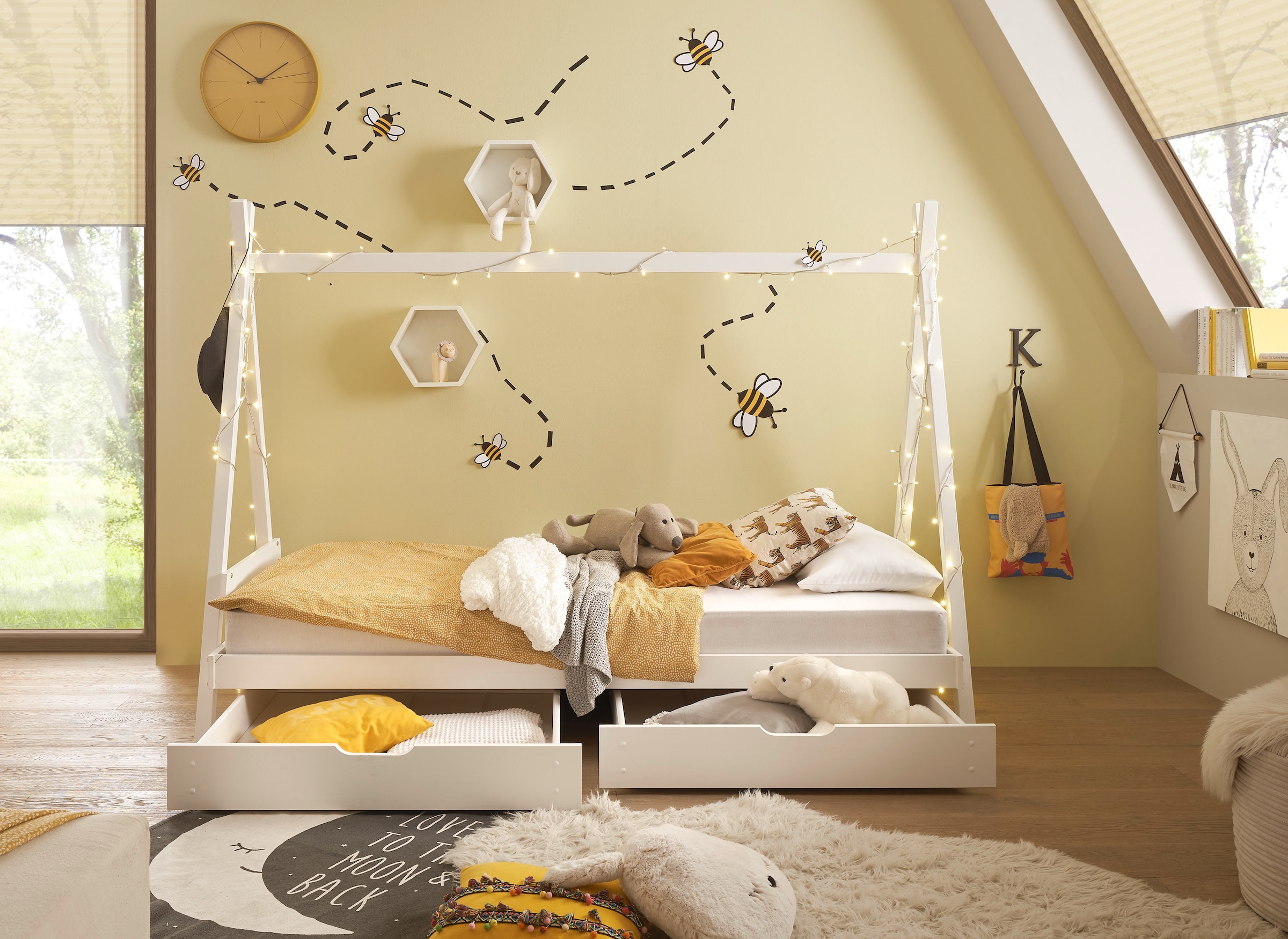 Begabino Bettschubkasten »Sora«, 2-teiliges Set