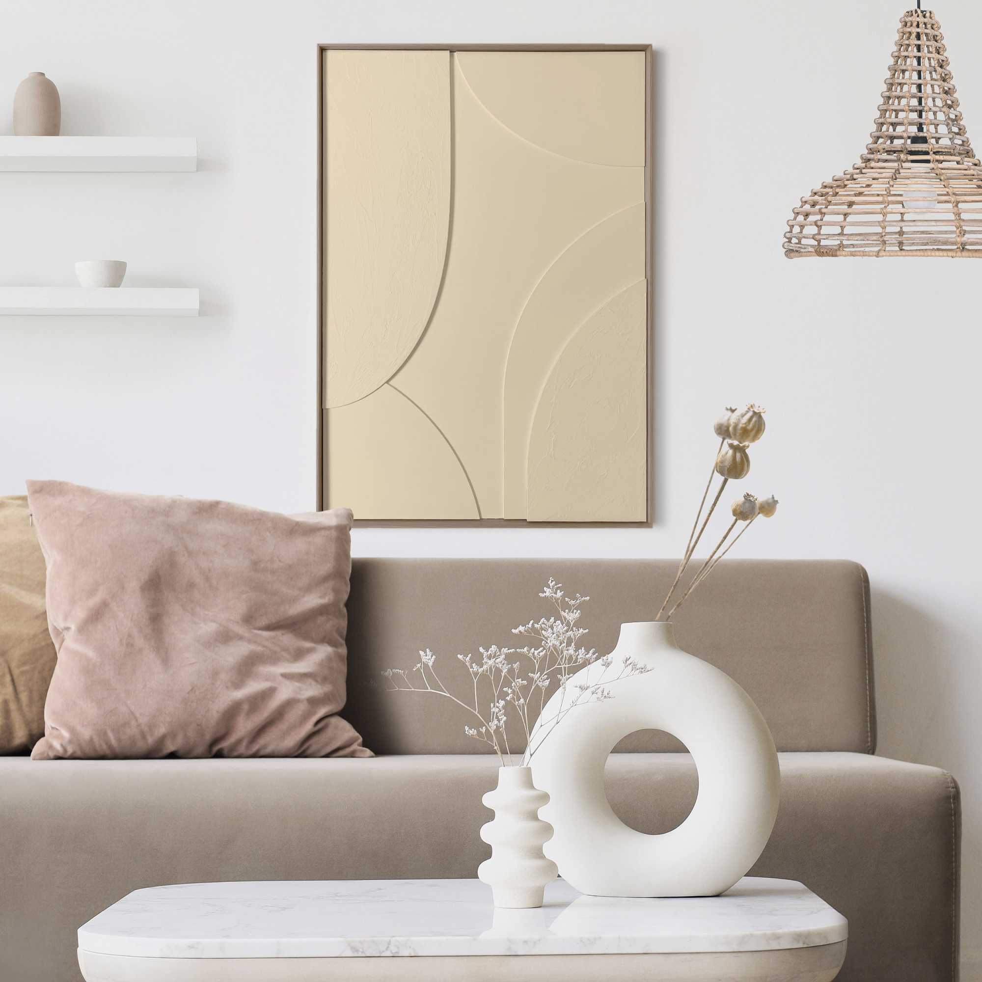 Reinders! Wandbild »Terrace - sand« günstig online kaufen