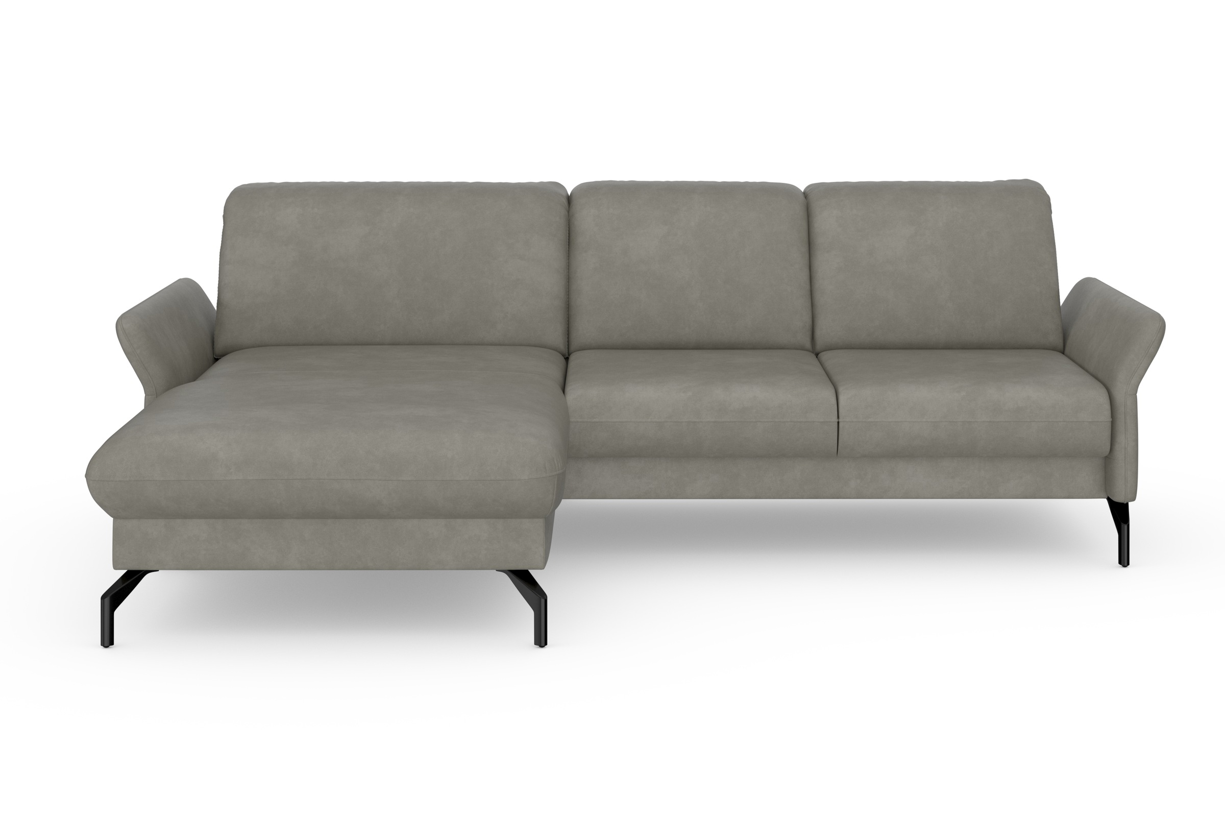 sit&more Ecksofa »Fashion L-Form«, wahlweise mit Kopfteilverstellung und Vorziehsitz, motorisch