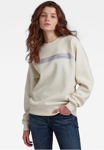 G-Star RAW Sweatshirt »Sweatshirt Raglan loose sw«, mit Logodruck vorne kaufen