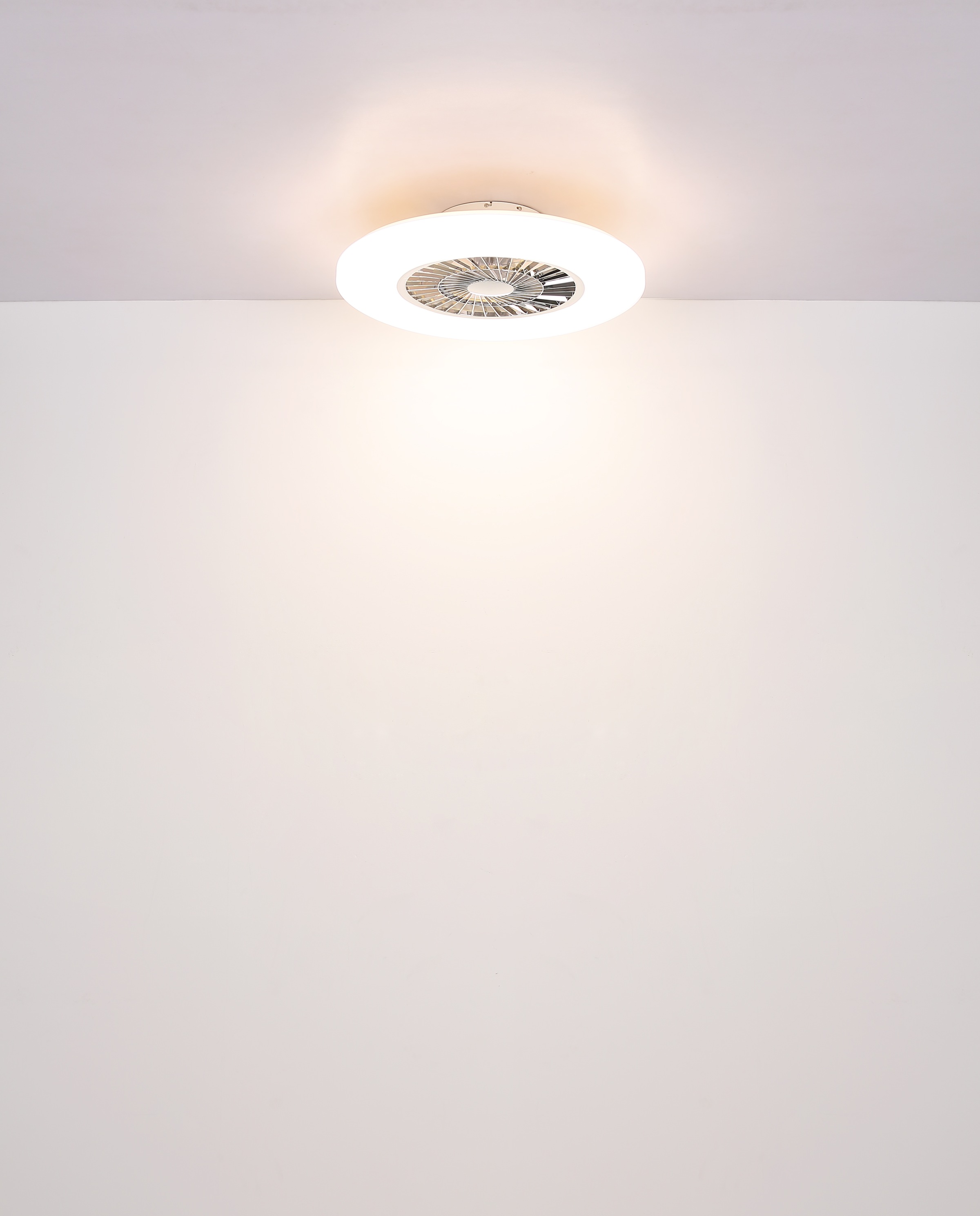 GLOBO LIGHTING Deckenleuchte »ALVA« LED-Modul 1 Stk. warmweiß - kaltweiß Ventilator RGB bunt Regenbogen Funktionen heizen-kühlen Wohnraum