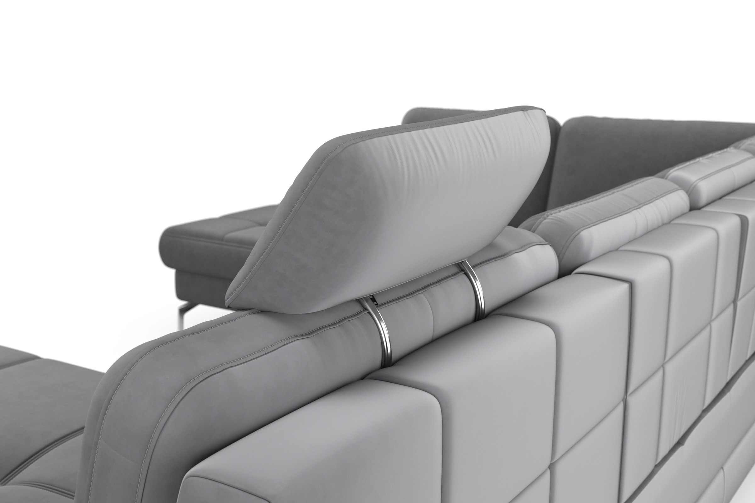 sit&more Wohnlandschaft »Bendigo U-Form«, inklusive Sitztiefenverstellung, Bodenfreiheit 15 cm, in 2 Fußfarben