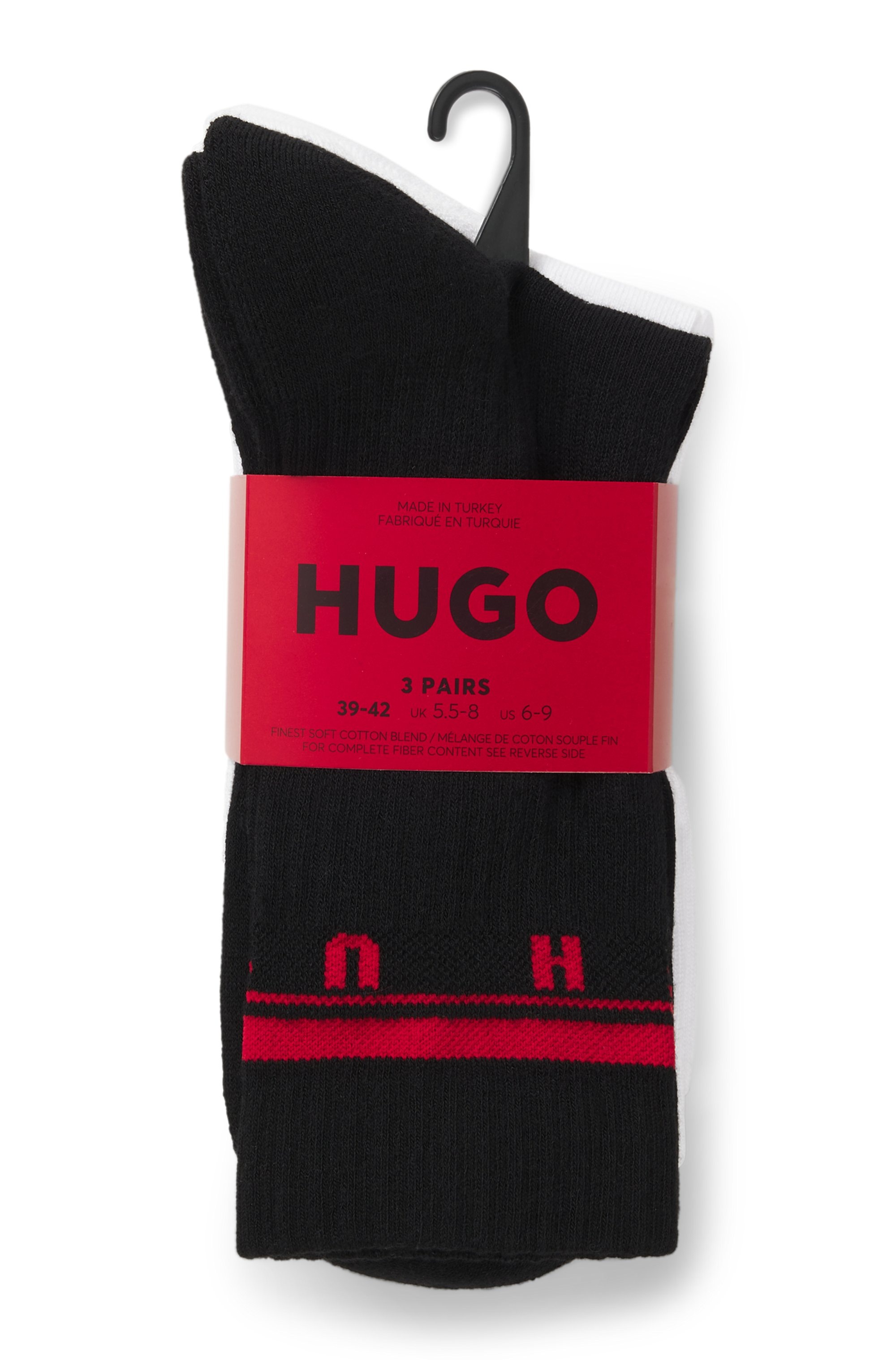 HUGO Underwear Socken »3P QS RIB SPACED MD«