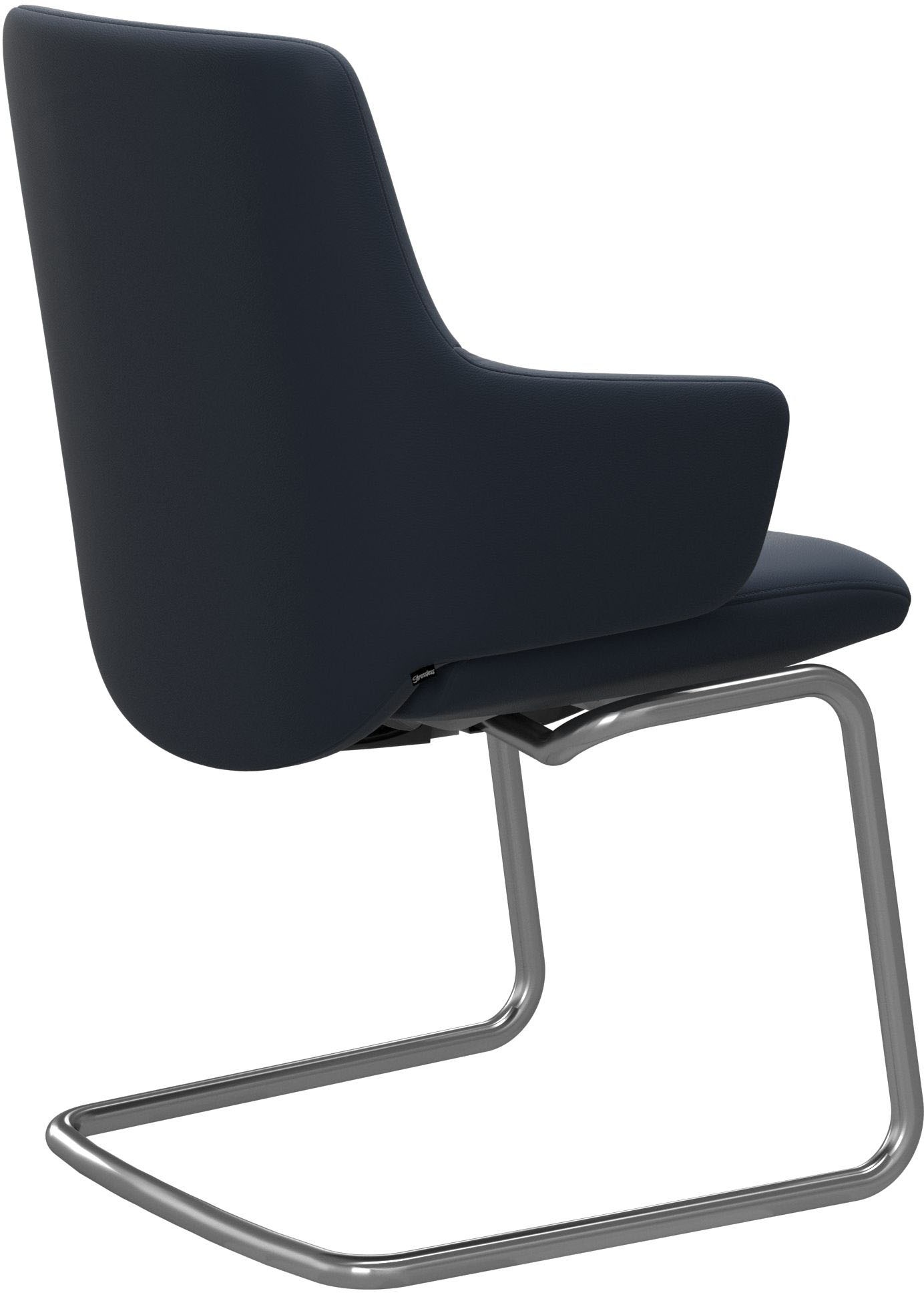 Stressless® Polsterstuhl »Laurel«, Leder PALOMA, Low Back mit Armlehne, Größe L, mit Beinen aus Stahl in Chrom matt
