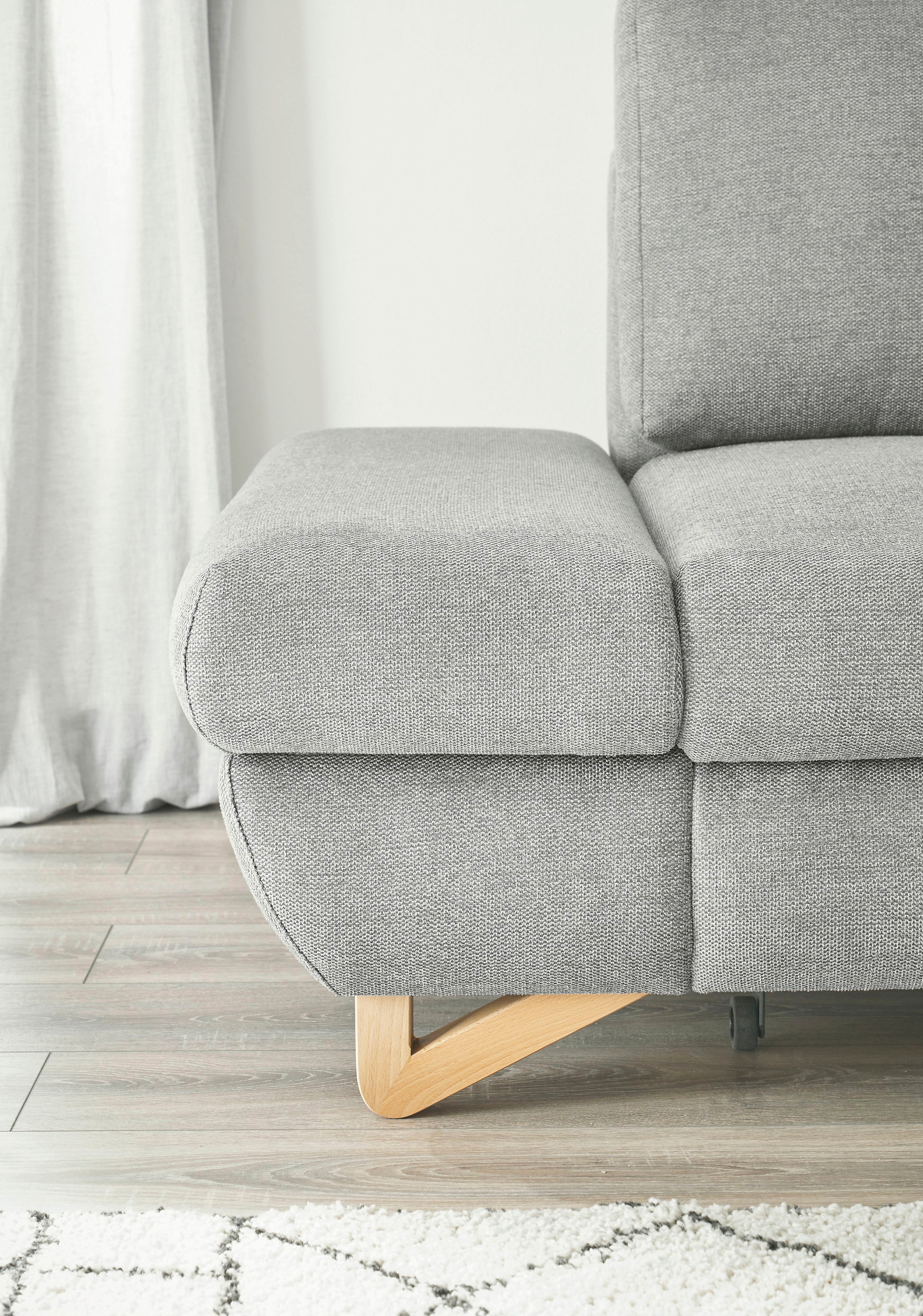 INOSIGN Ecksofa »City/Giron, L-Form,«, verstellbare Armlehnen mit Rasterfunktion