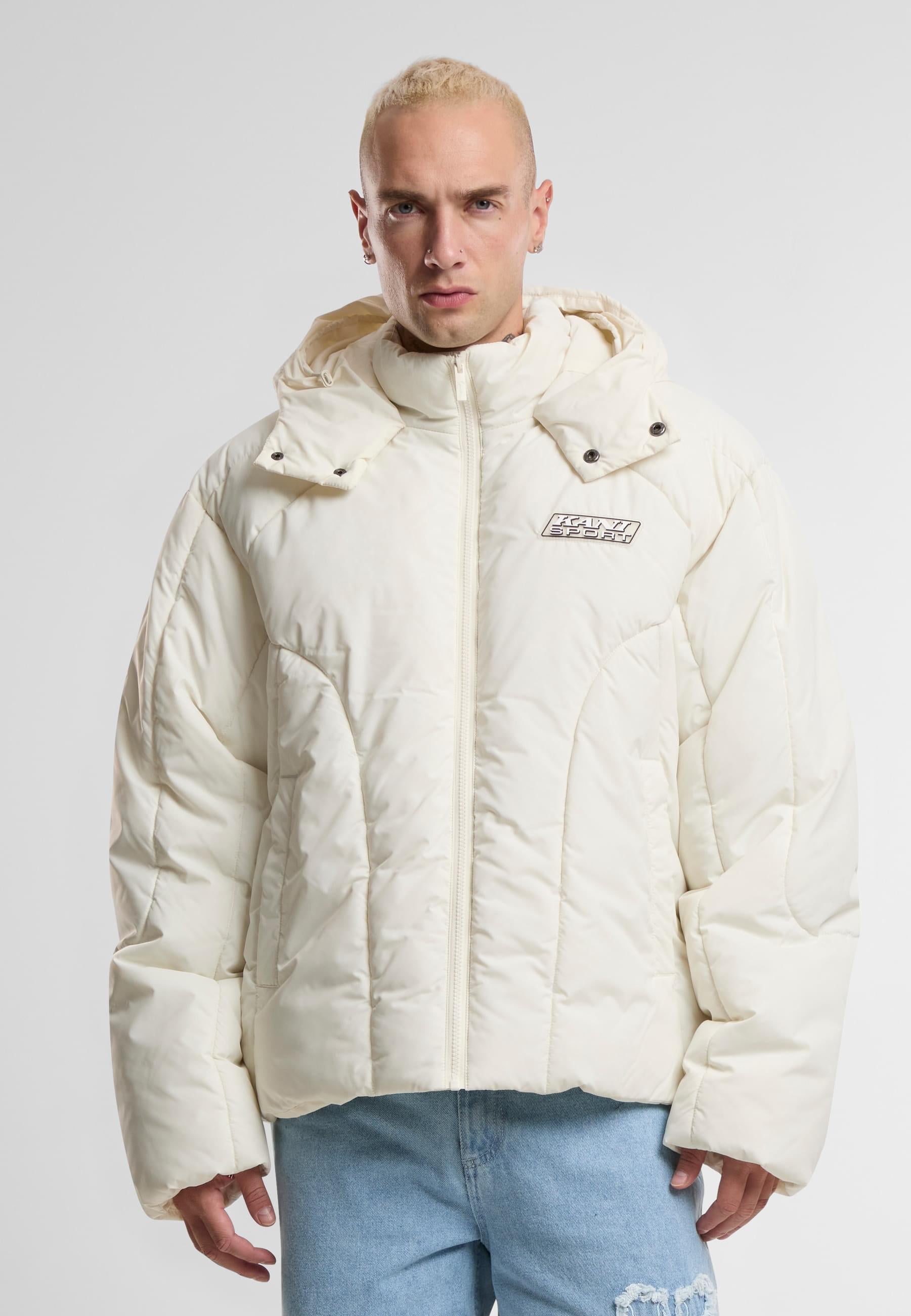 Karl Kani Winterjacke »Karl Kani KK Sport Patch Arctic Puffer Jacket« 1 Stk. tlg. mit Kapuze