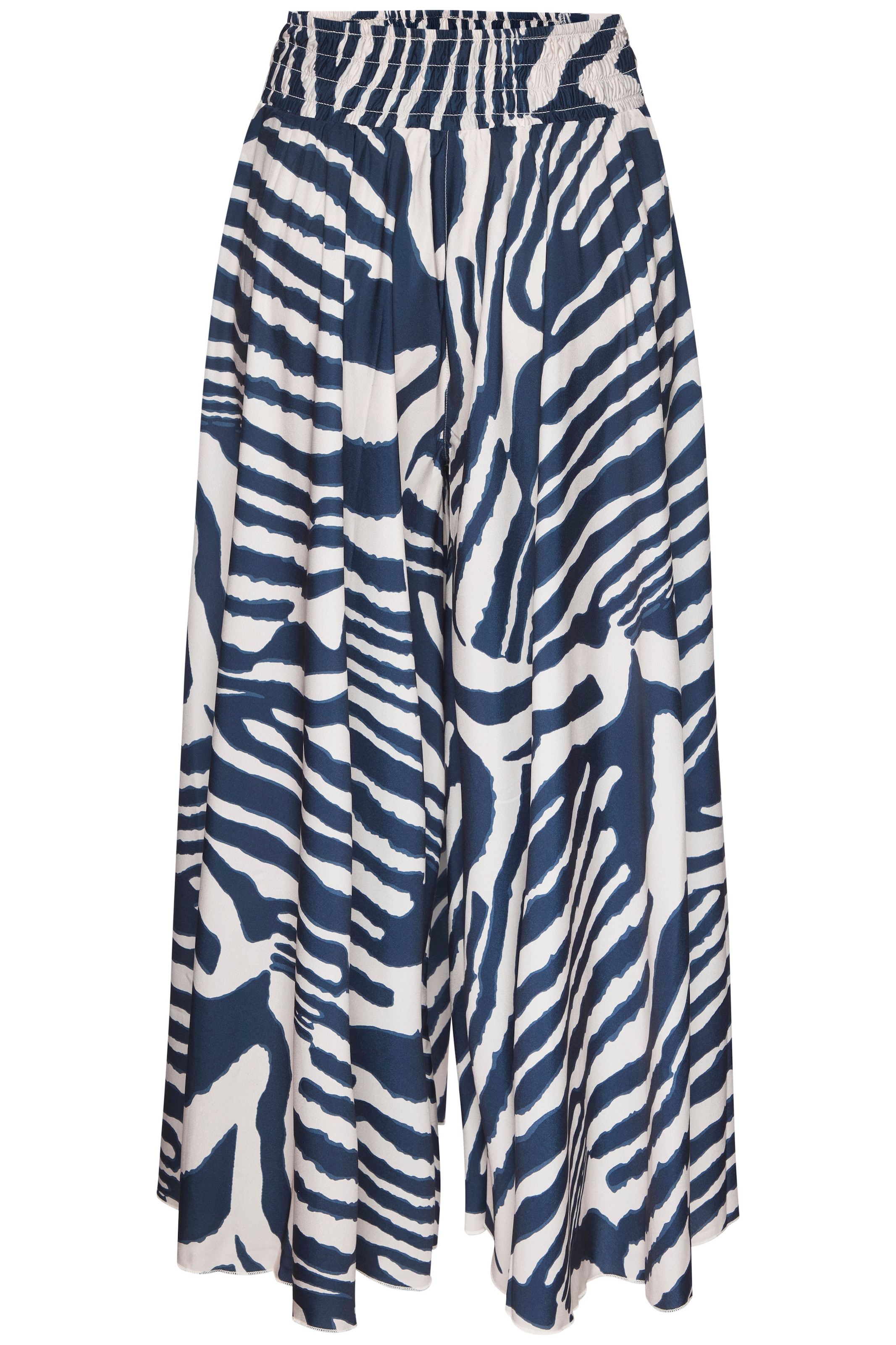 LASCANA Hosenrock »mit extra weitem Bein« mit Alloverdruck, Culotte, leichte Sommerhose, Strandhose, Schlupfhose
