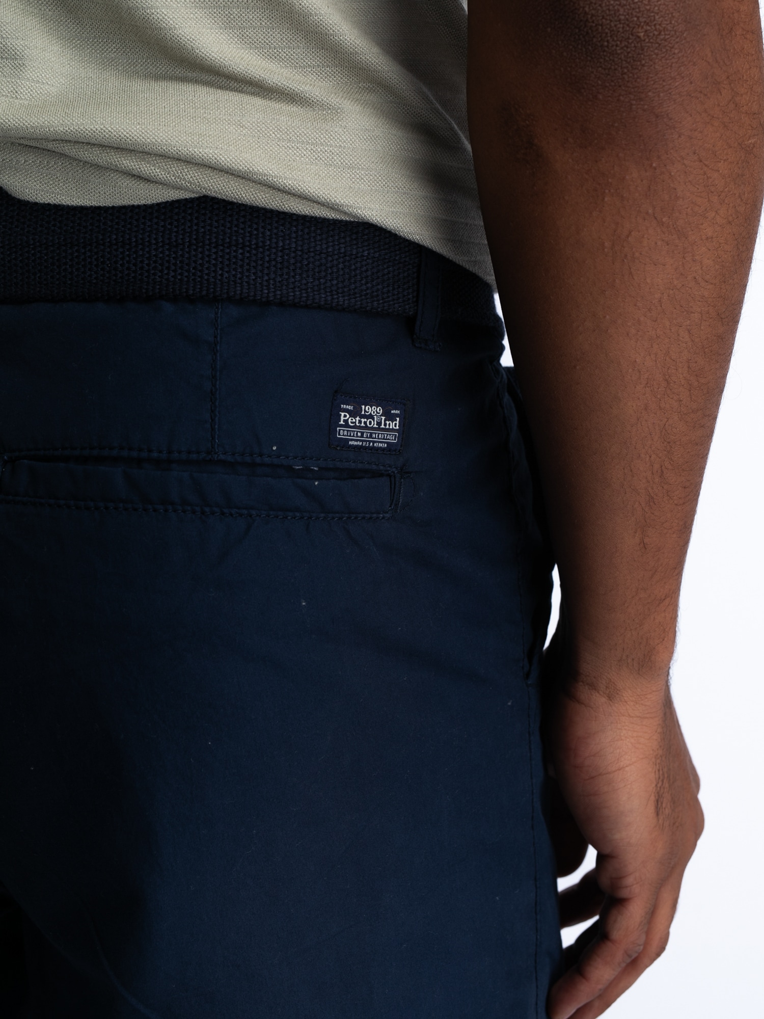 Petrol Industries Chinoshorts »Men Shorts Chino«, (2 tlg.), inklusive Gürtel