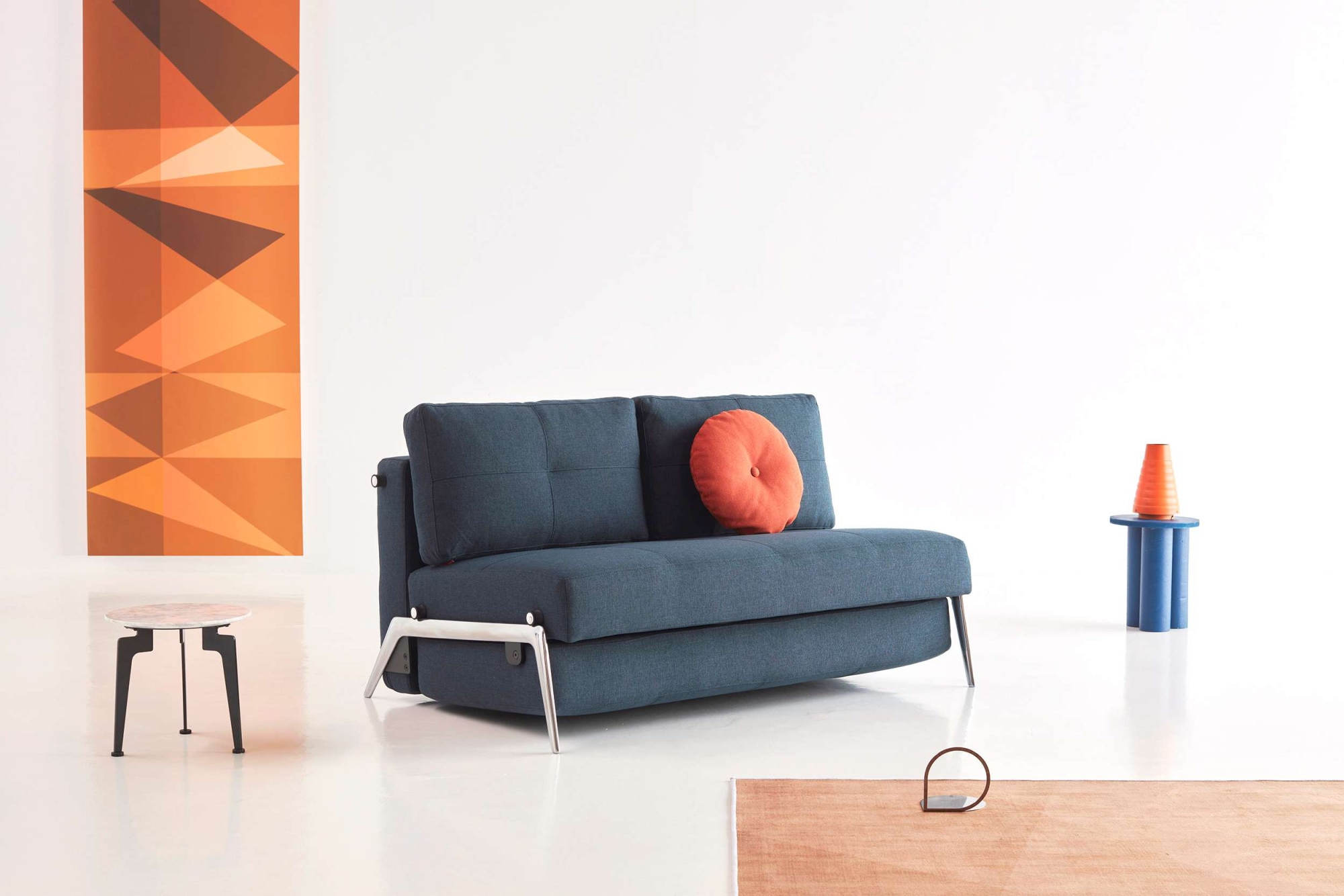 INNOVATION LIVING ™ Schlafsofa »Cubed Klappsofa, hochwertige Schlaffunktion, Design und extra Komfort«, Frontauszug, sehr platzsparend, abgewinkelt Sitzen, waagerecht liegen