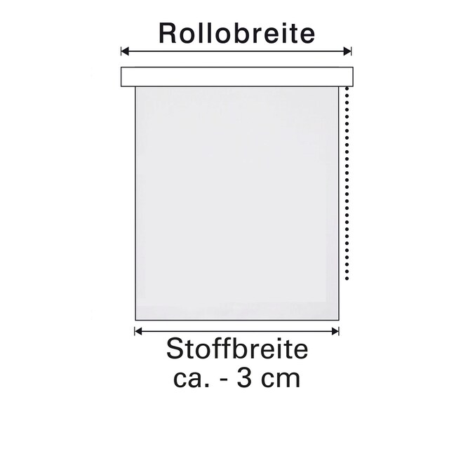 WOHNIDEE-Kollektion Seitenzugrollo »Rollo Verdunklung«, verdunkelnd, ohne  Bohren, freihängend auf Rechnung bestellen