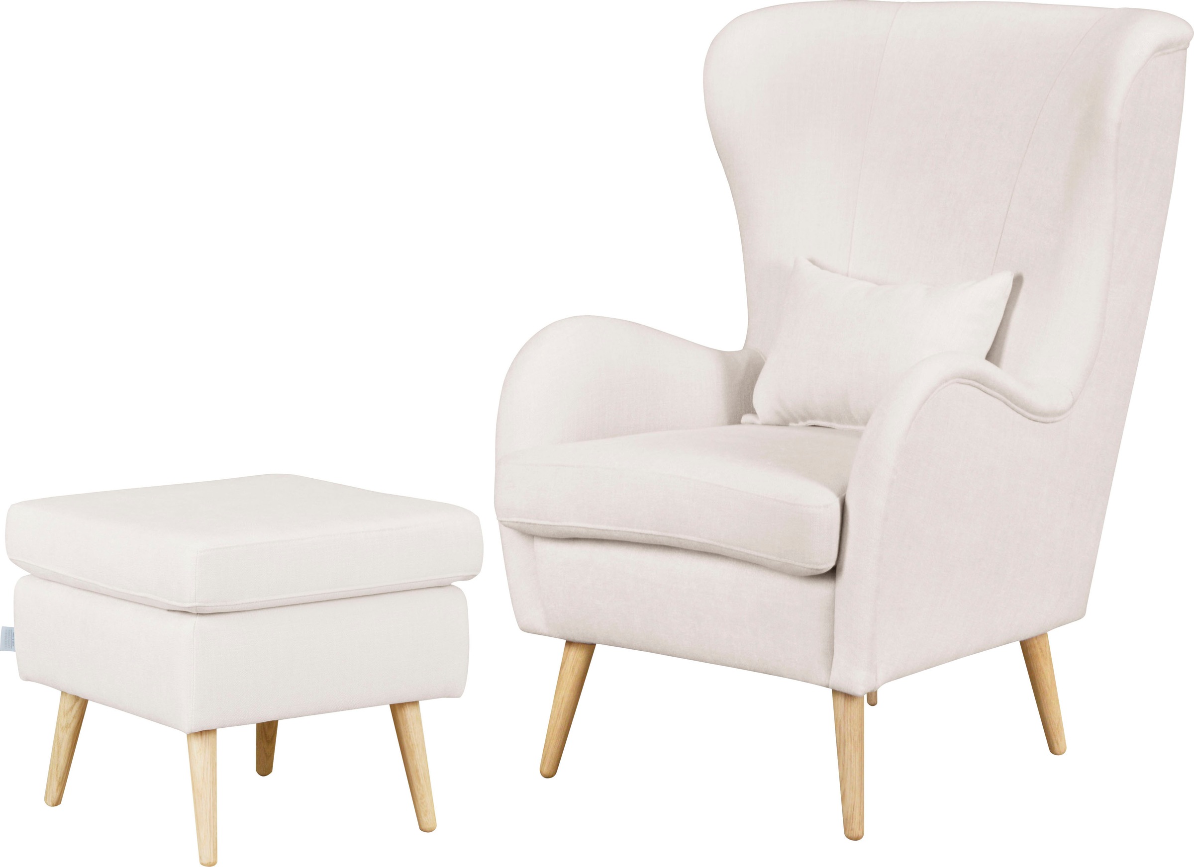 Home affaire Sessel »Sallito, TV-Sessel, Ohrensessel mit« Hocker, in vielen günstig online kaufen