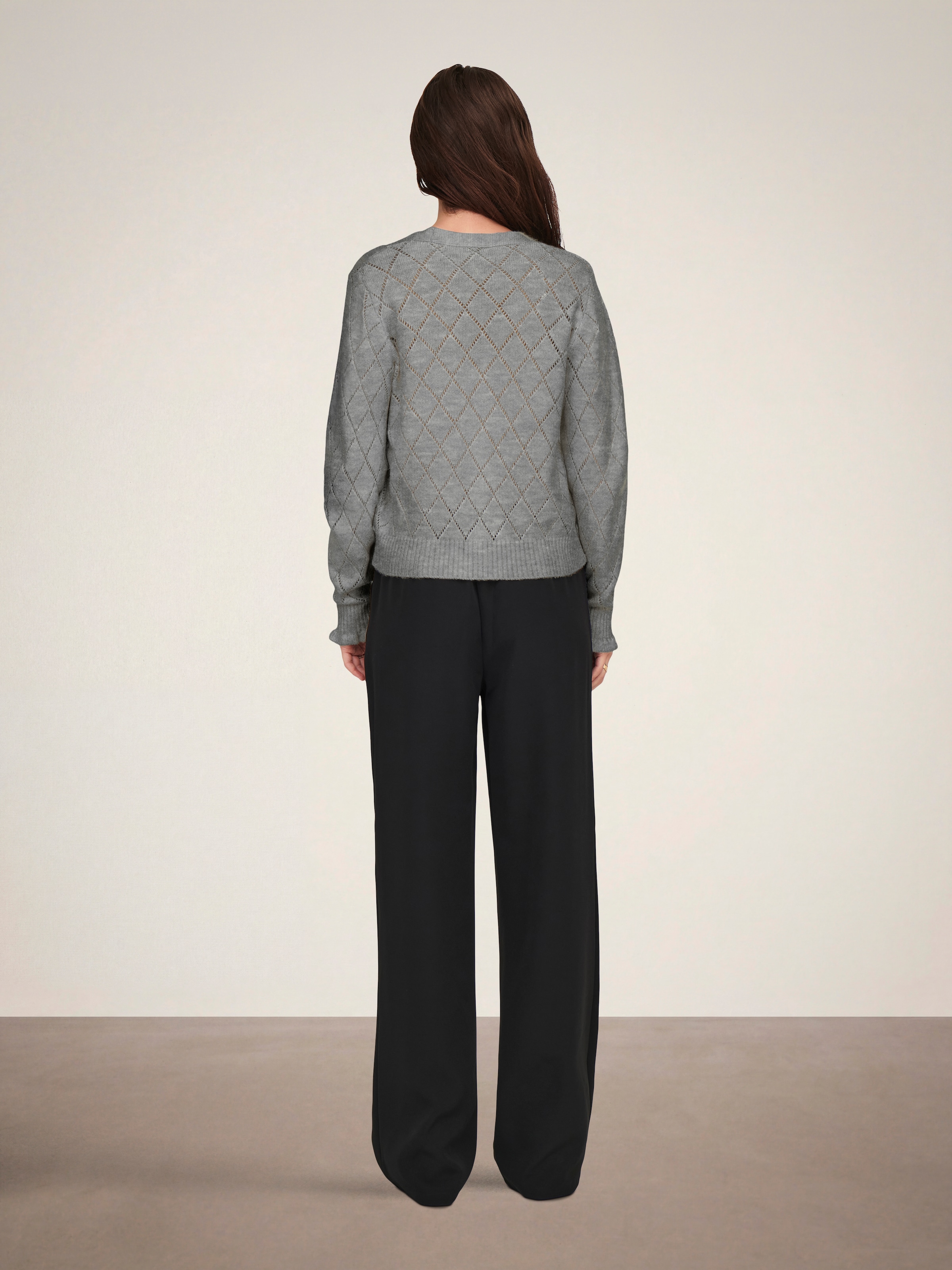 JDY Strickjacke »JDYLETTY L/S V-NECK STRUC CARDI KNT NOOS«