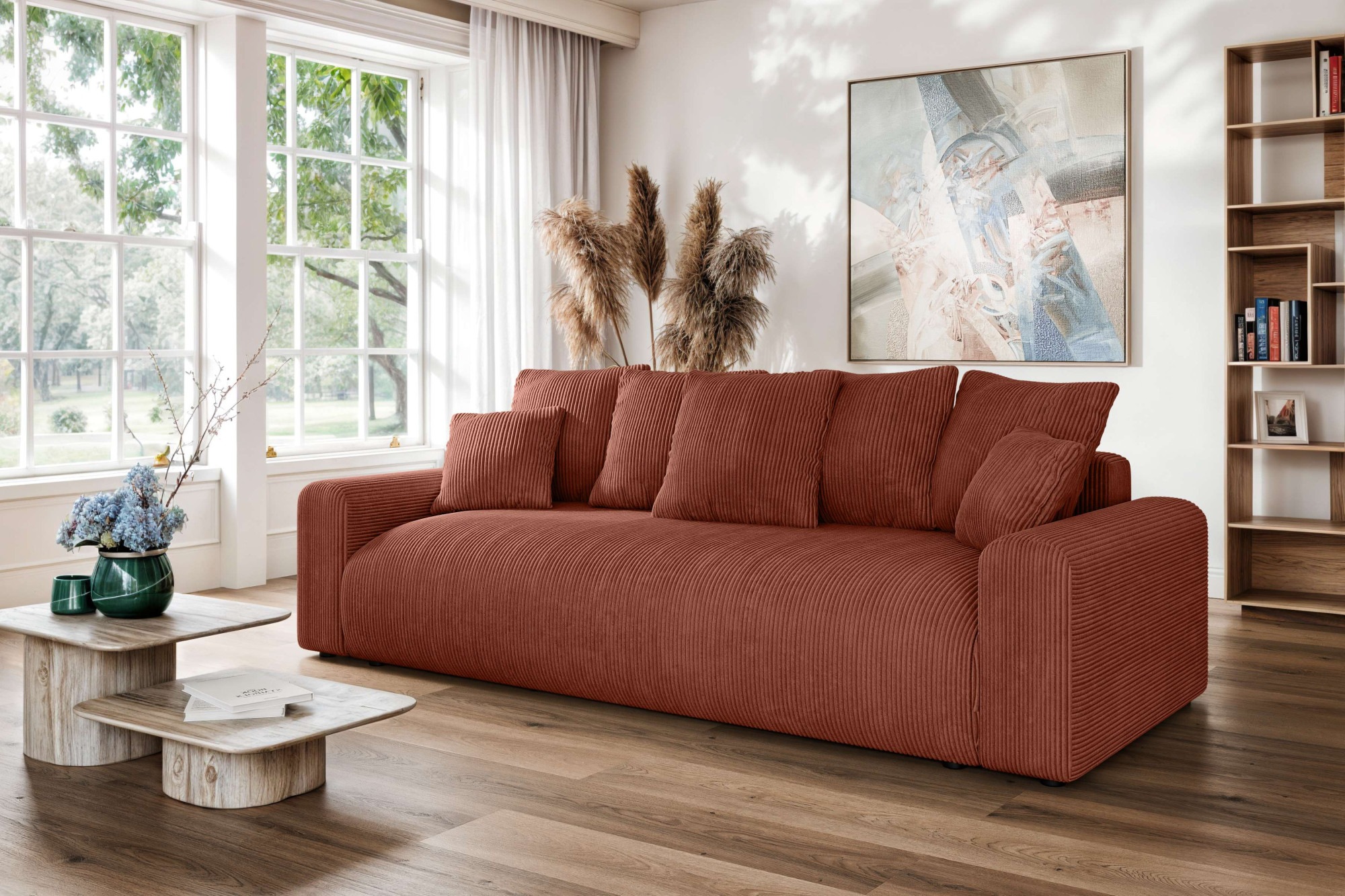 Home affaire Big-Sofa »LAKESIDE klein 3-Sitzer Schlafsofa mit Bettkasten, B günstig online kaufen