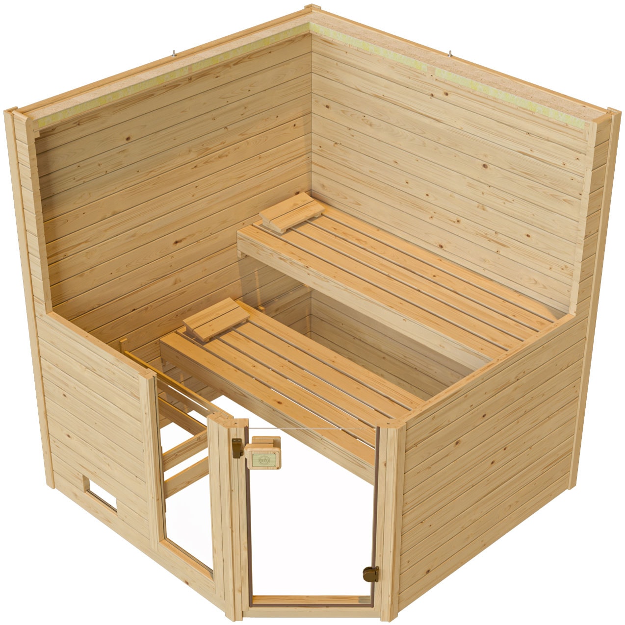 weka Sauna »Valida«, 7,5 kW-Ofen mit digitaler Steuerung