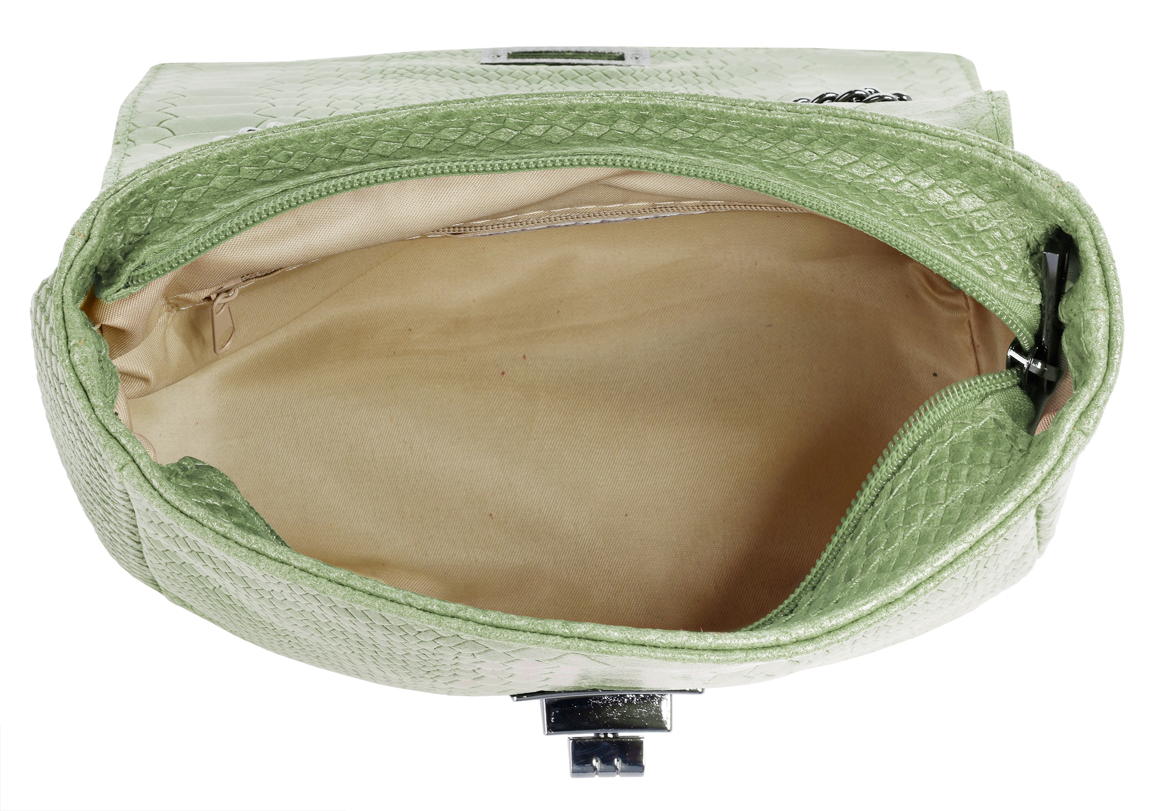 Cluty Umhängetasche echt Leder, Made in Italy