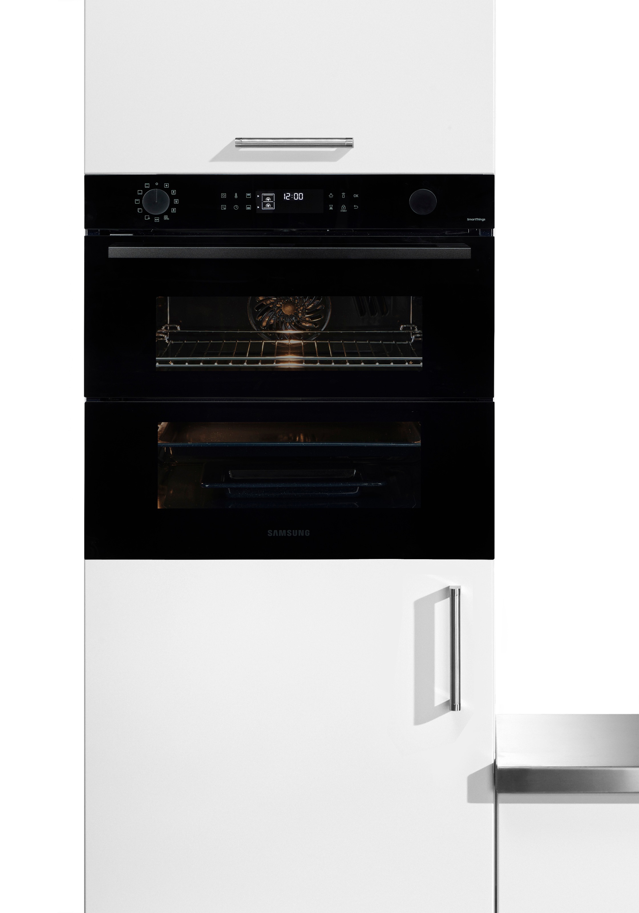 Samsung Einbaubackofen Serie 4 »NV7B45502AK/U1«, Pyrolyse-Selbstreinigung, Dual Cook Flex