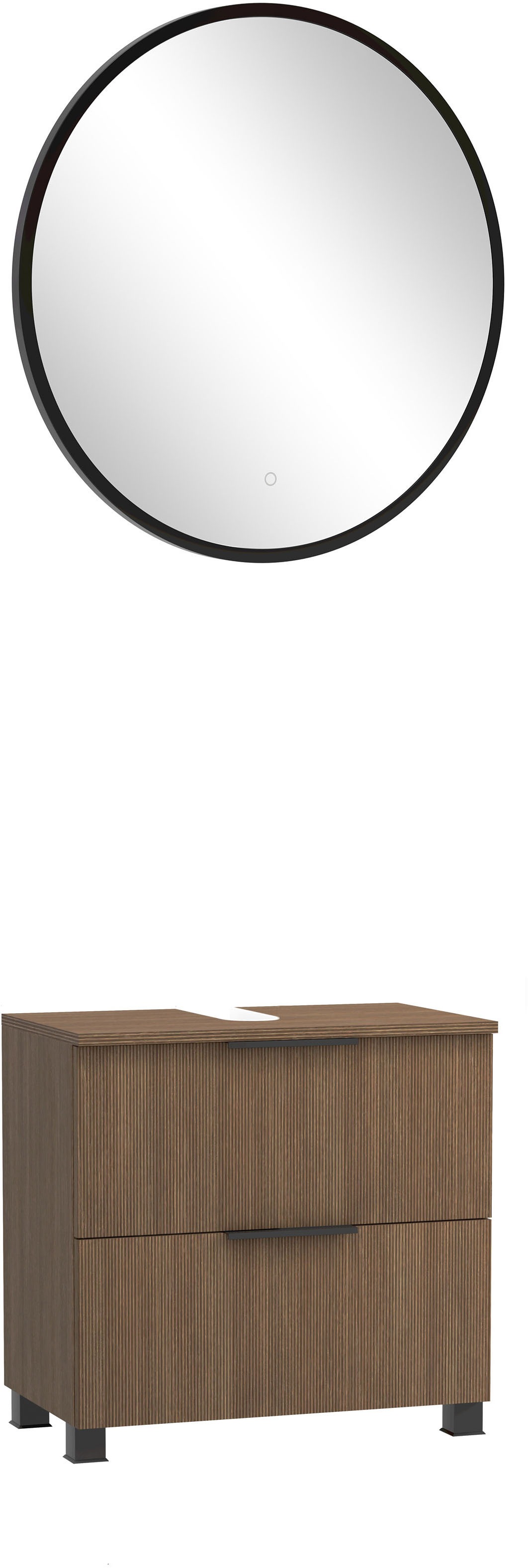 welltime Badmöbel-Set »Welltime, York Unterbecken-Set 2teilig, 60 cm, 1 Kla günstig online kaufen