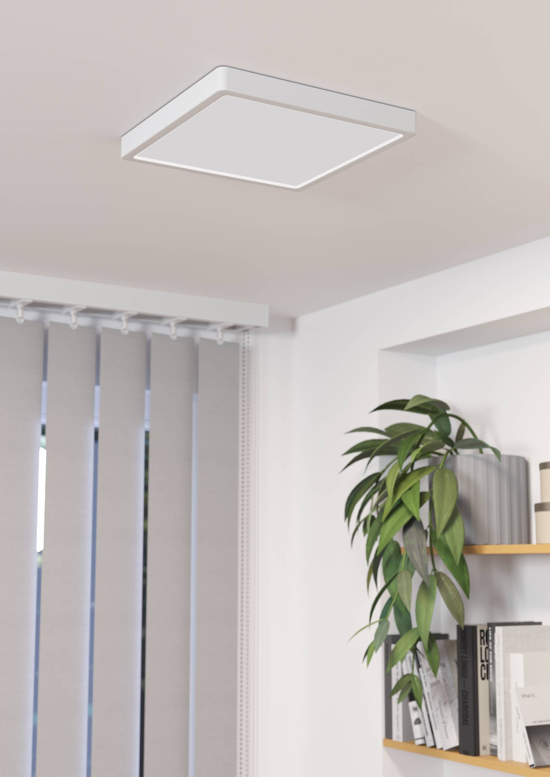 EGLO Aufbauleuchte »Fueva 5 Deckenlampe, Aufbaulampe, Stahl und Kunststoff, Flurlampe« LED-Modul 1 Stk. Neutralweiß L x B 28,5 cm, Aufbauleuchte, Deckenlampe in Weiß, LED Aufbaulampe