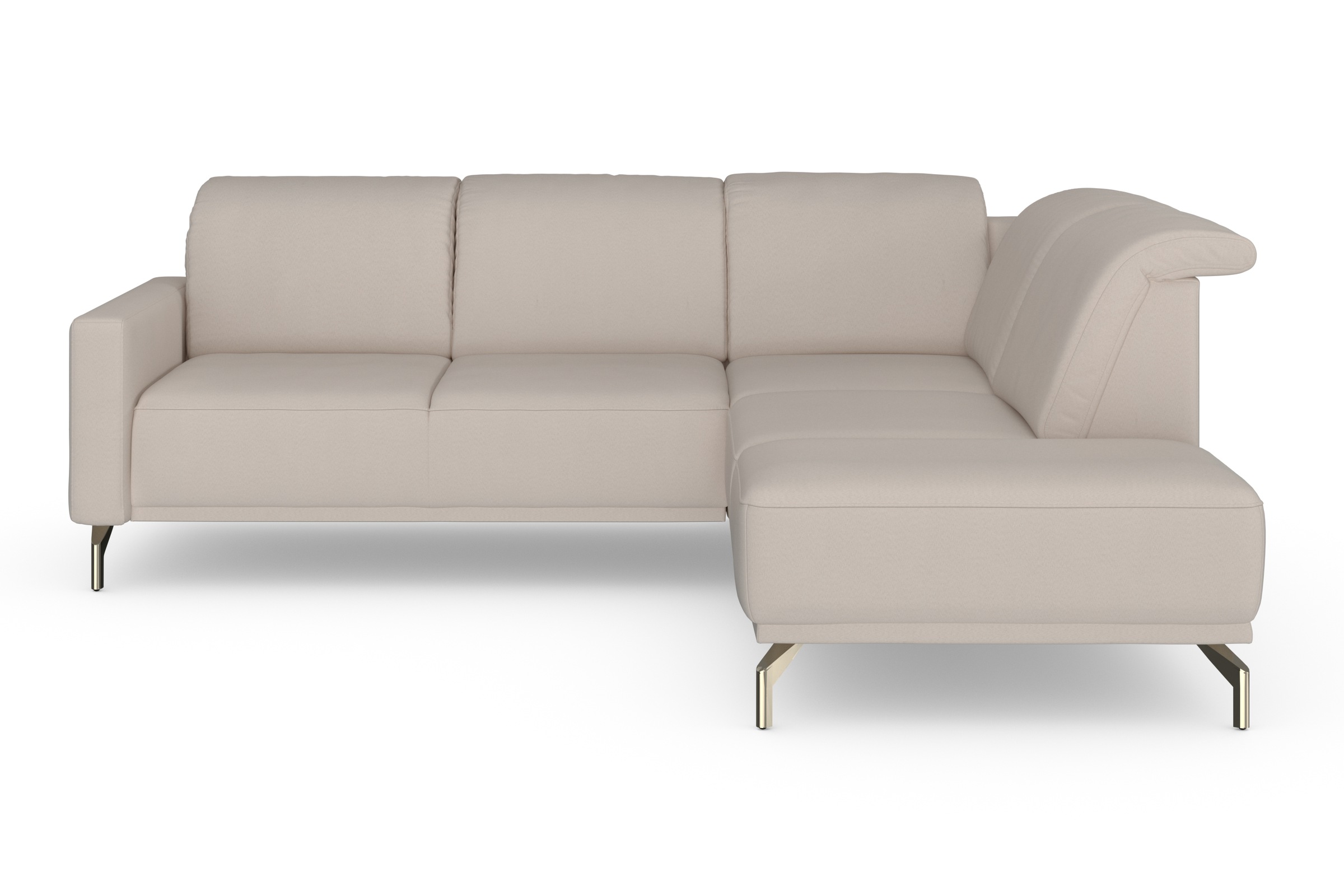 sit&more Ecksofa »Bailando L-Form«, wahlweise mit Kopfteilverstellung und Vorziehsitz, motorisch
