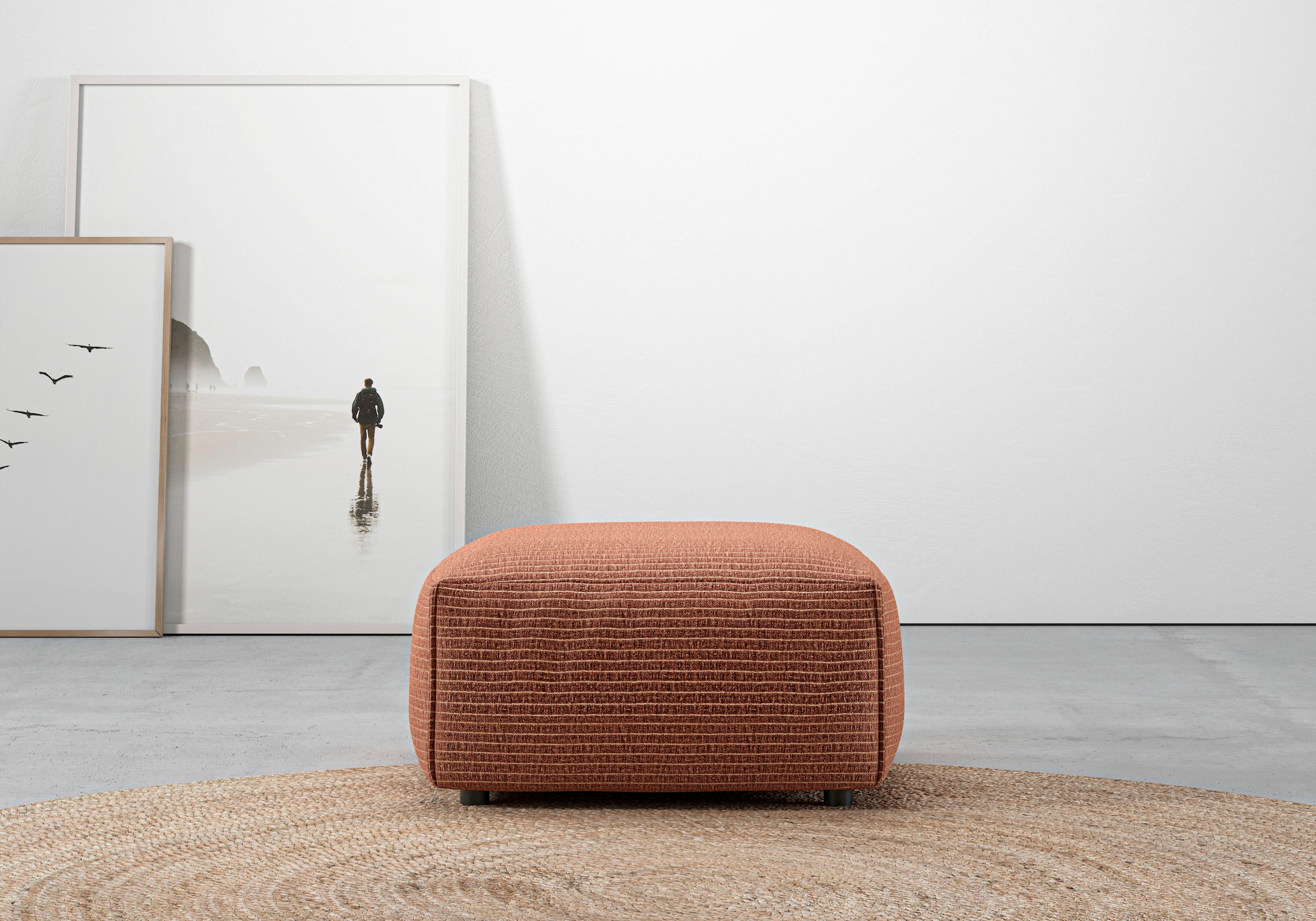 Home affaire Hocker »Glimminge auch in Breitcord, Feincord und Easy care-Be günstig online kaufen