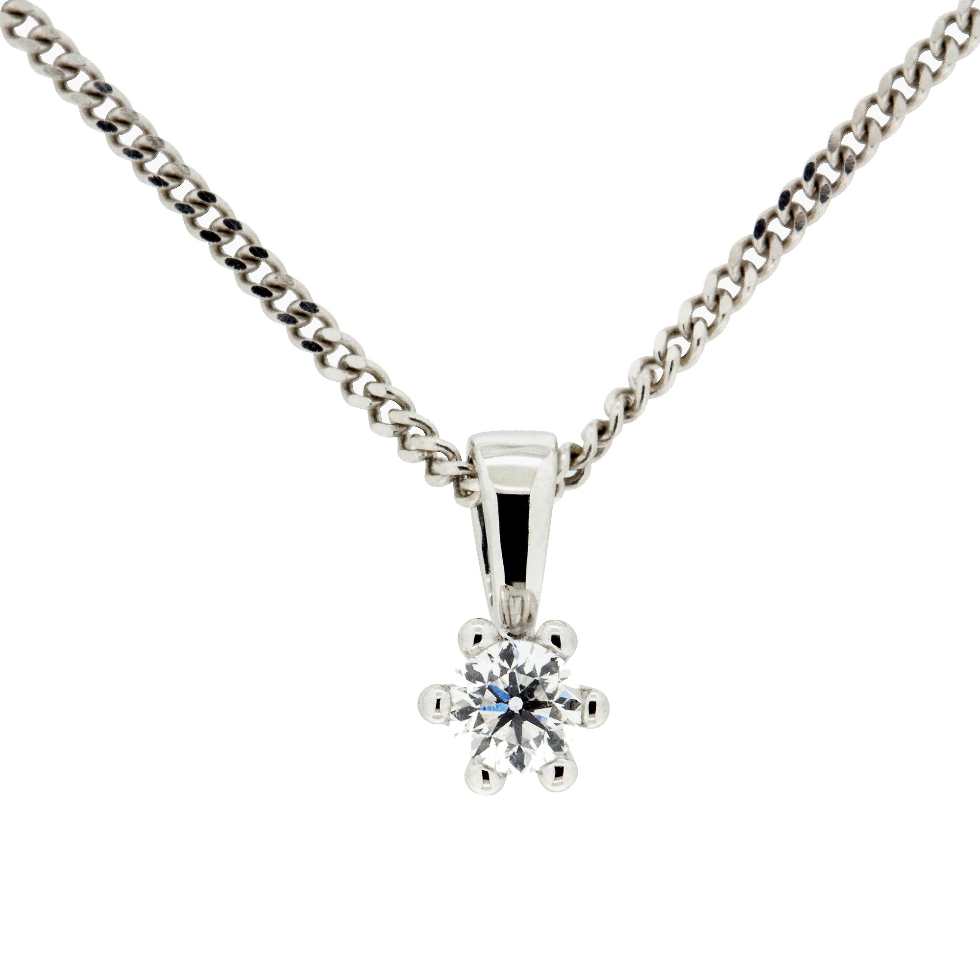 Orolino Kette mit Anhänger »Gold 585 mit natürlichem Brillant 0,15ct.«