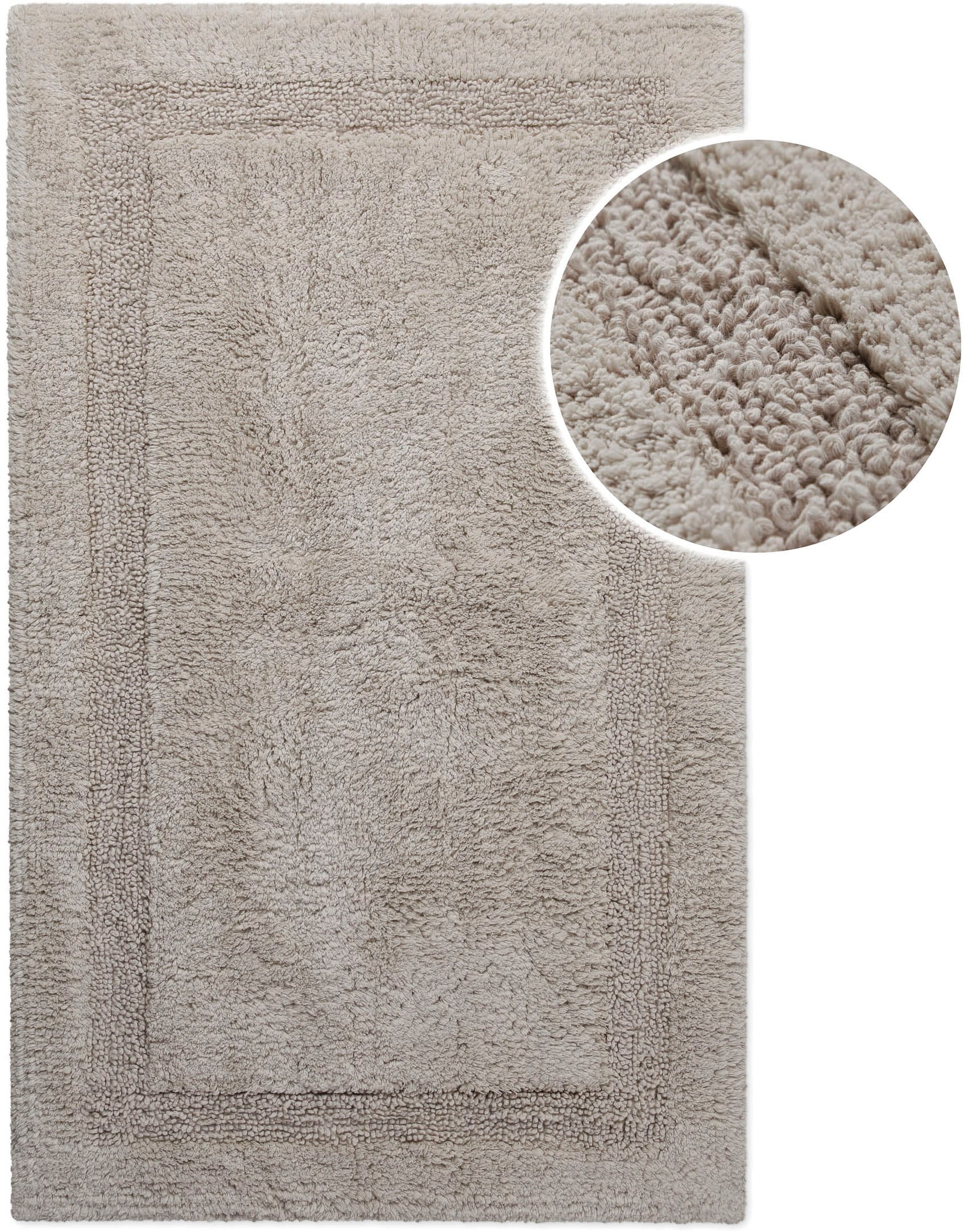 Wecon home Basics Badematte »Knut« Höhe 20 mm waschbar, rutschfest, strapaz günstig online kaufen