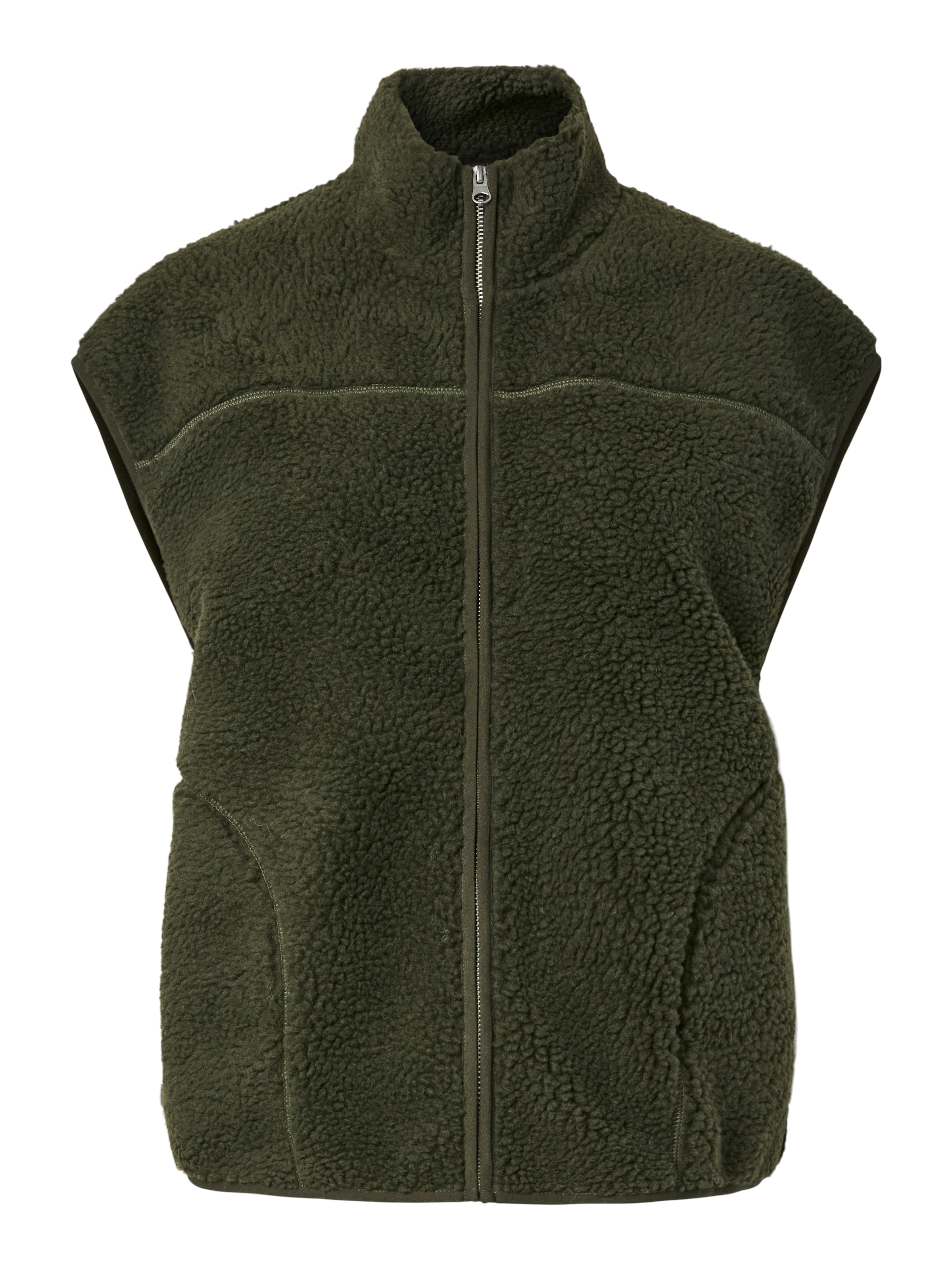 pieces Plüschweste »PCSADIA TEDDY VEST NOOS BC« Kunstfaser